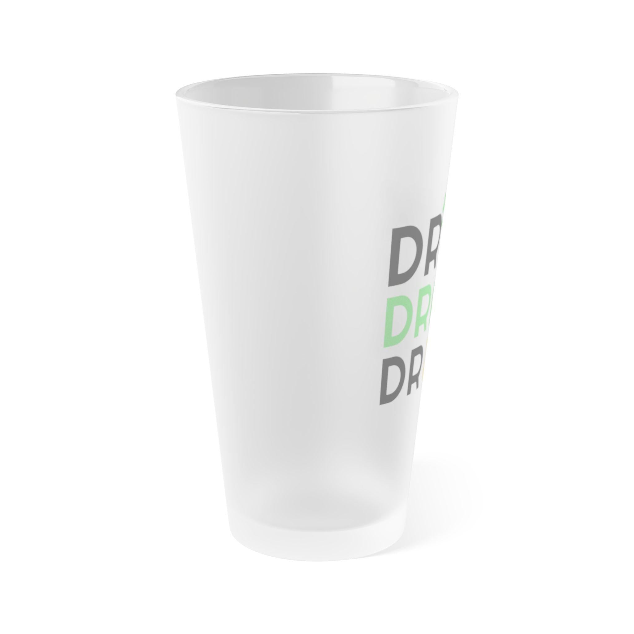 Frosted Pint Glass, 16oz