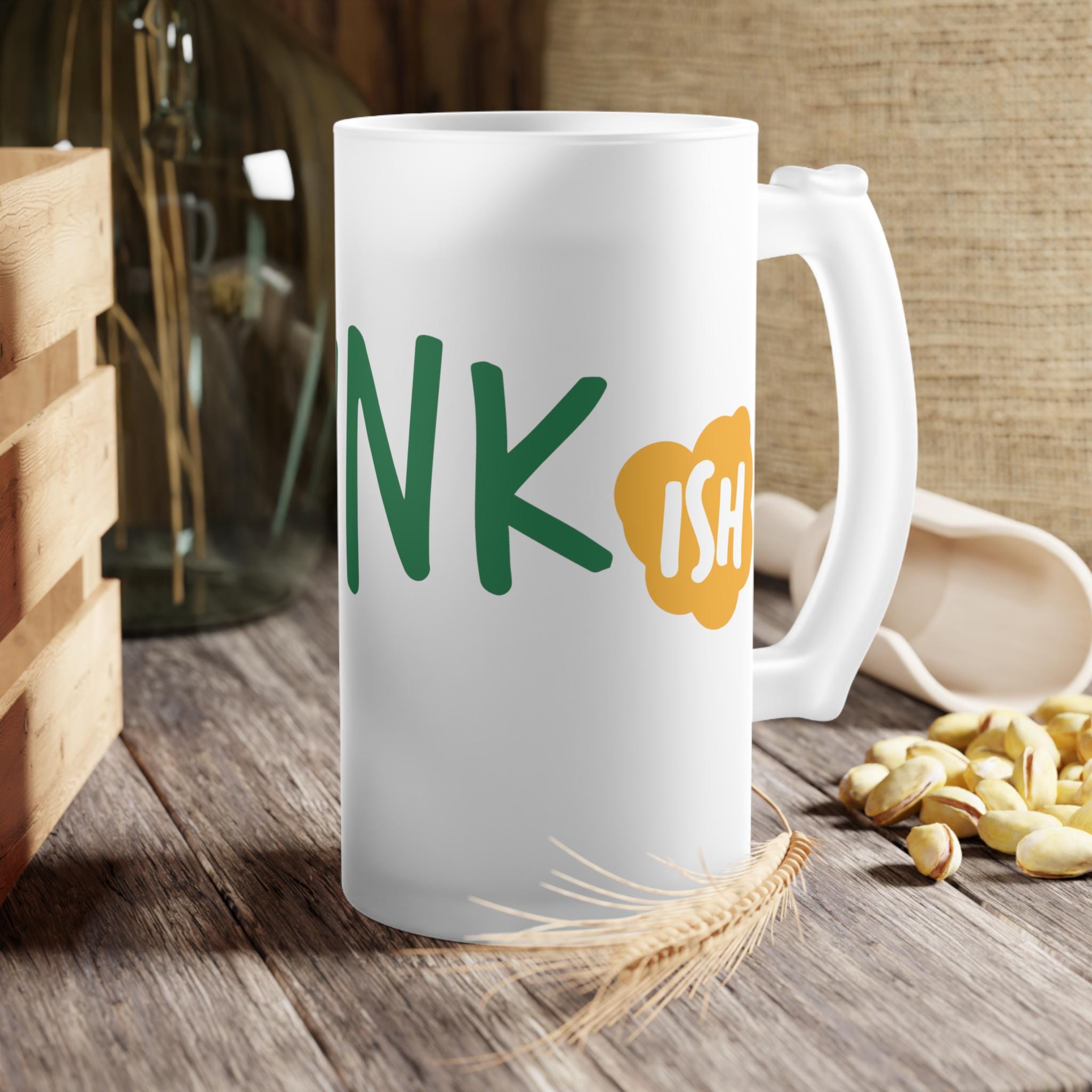 Frosted Glass Beer Mug