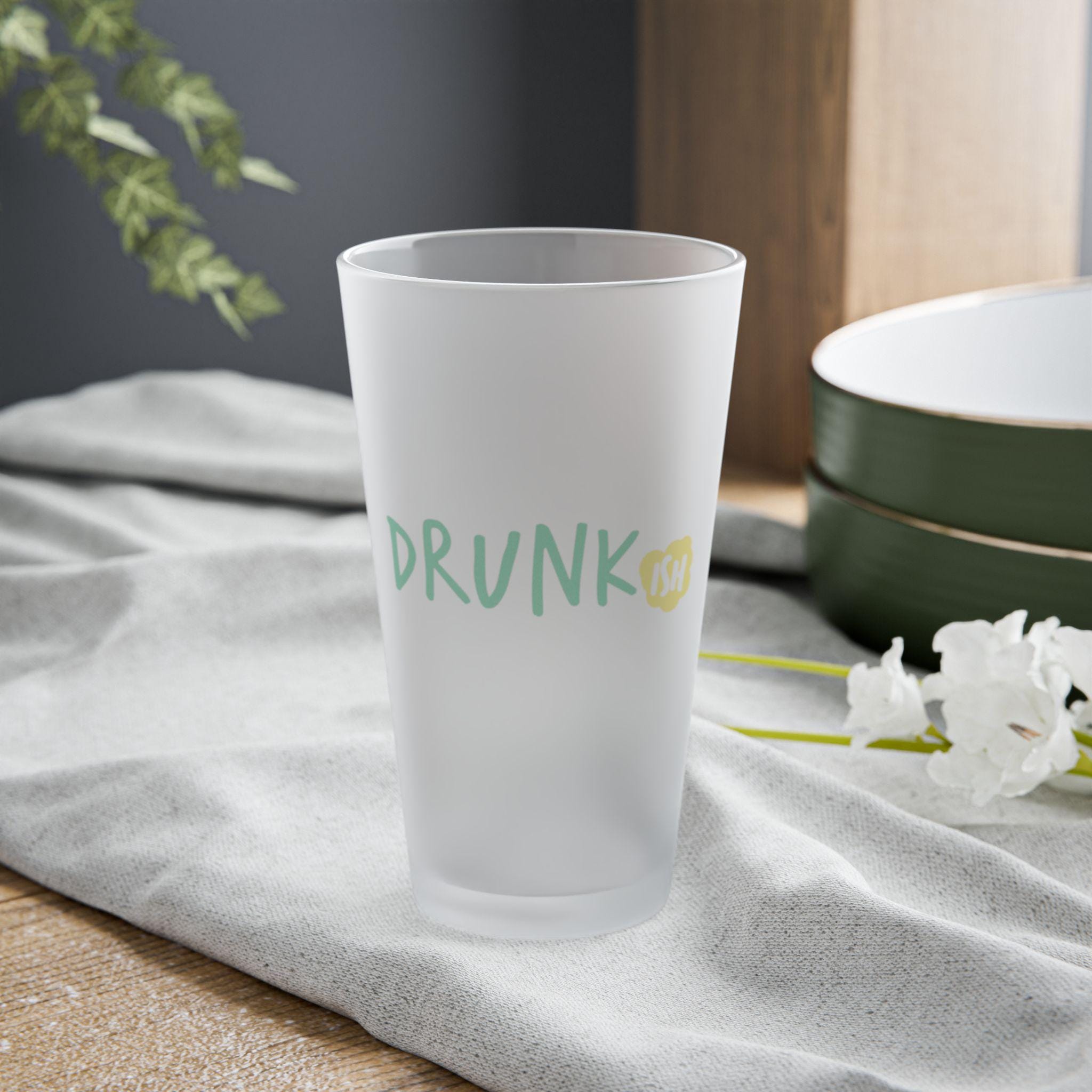 Frosted Pint Glass, 16oz