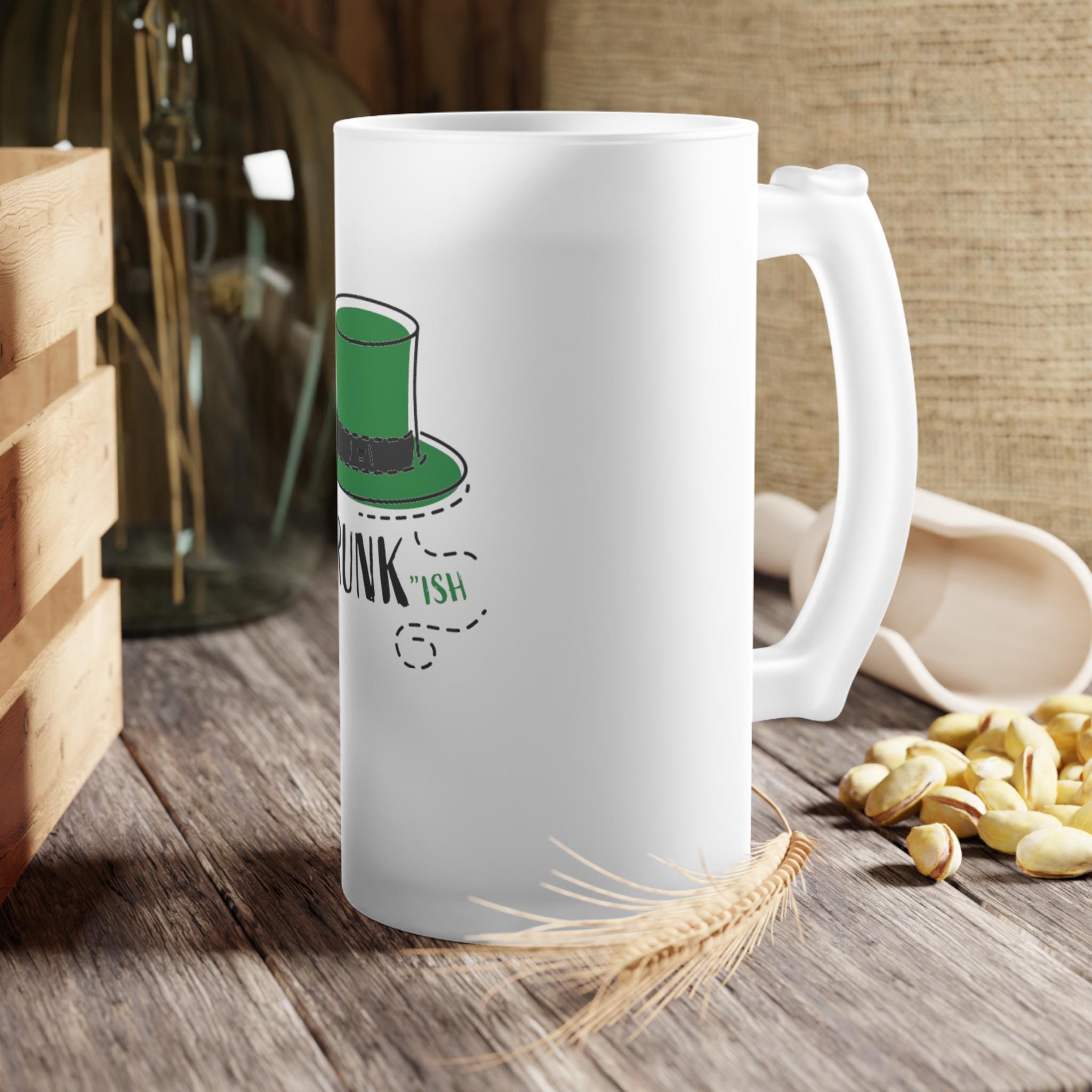 Frosted Glass Beer Mug