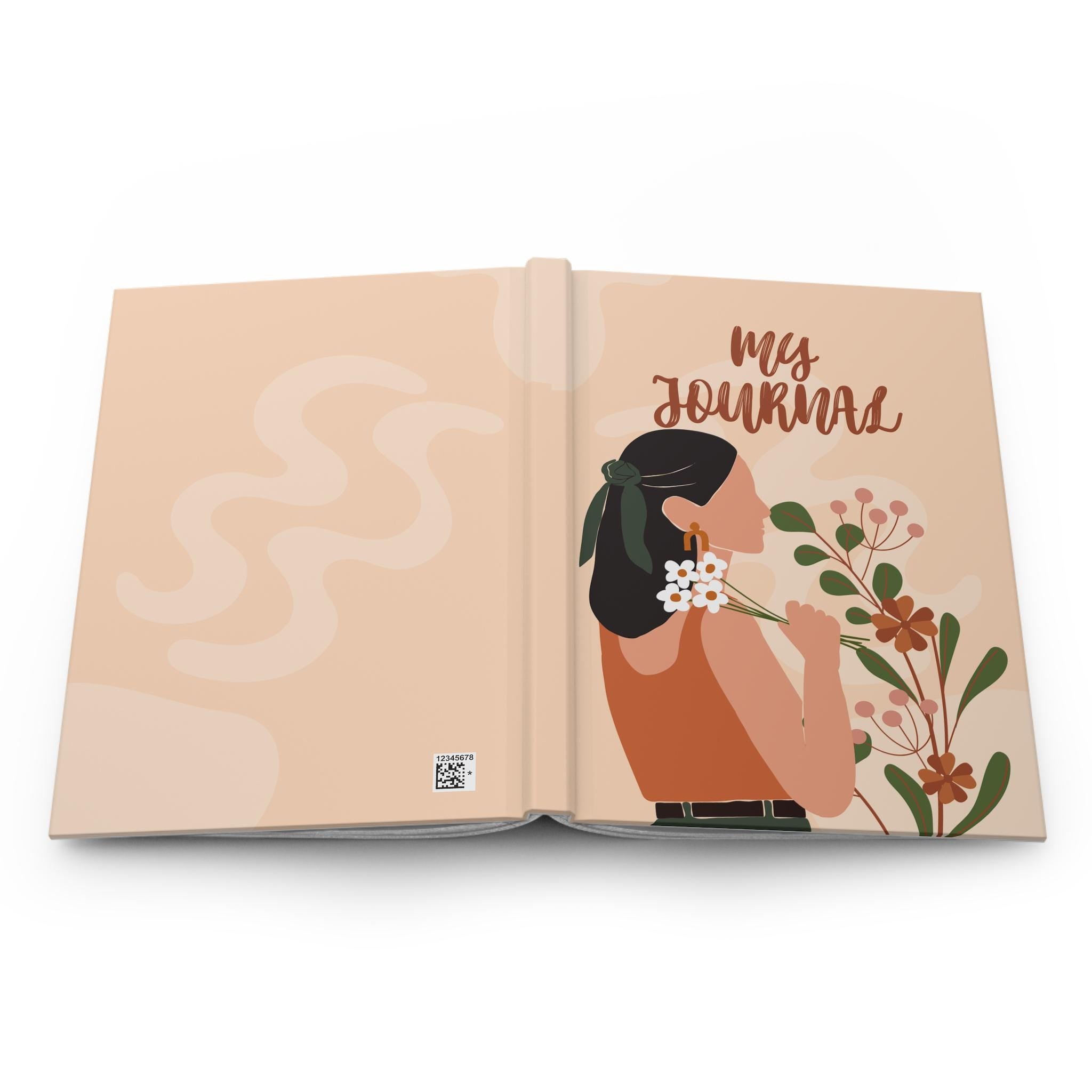 Chic Floral Journal | Eco-Friendly Notebook, Daily Planner, Gift for Her, Fresh Start Journal, Personalized Writing