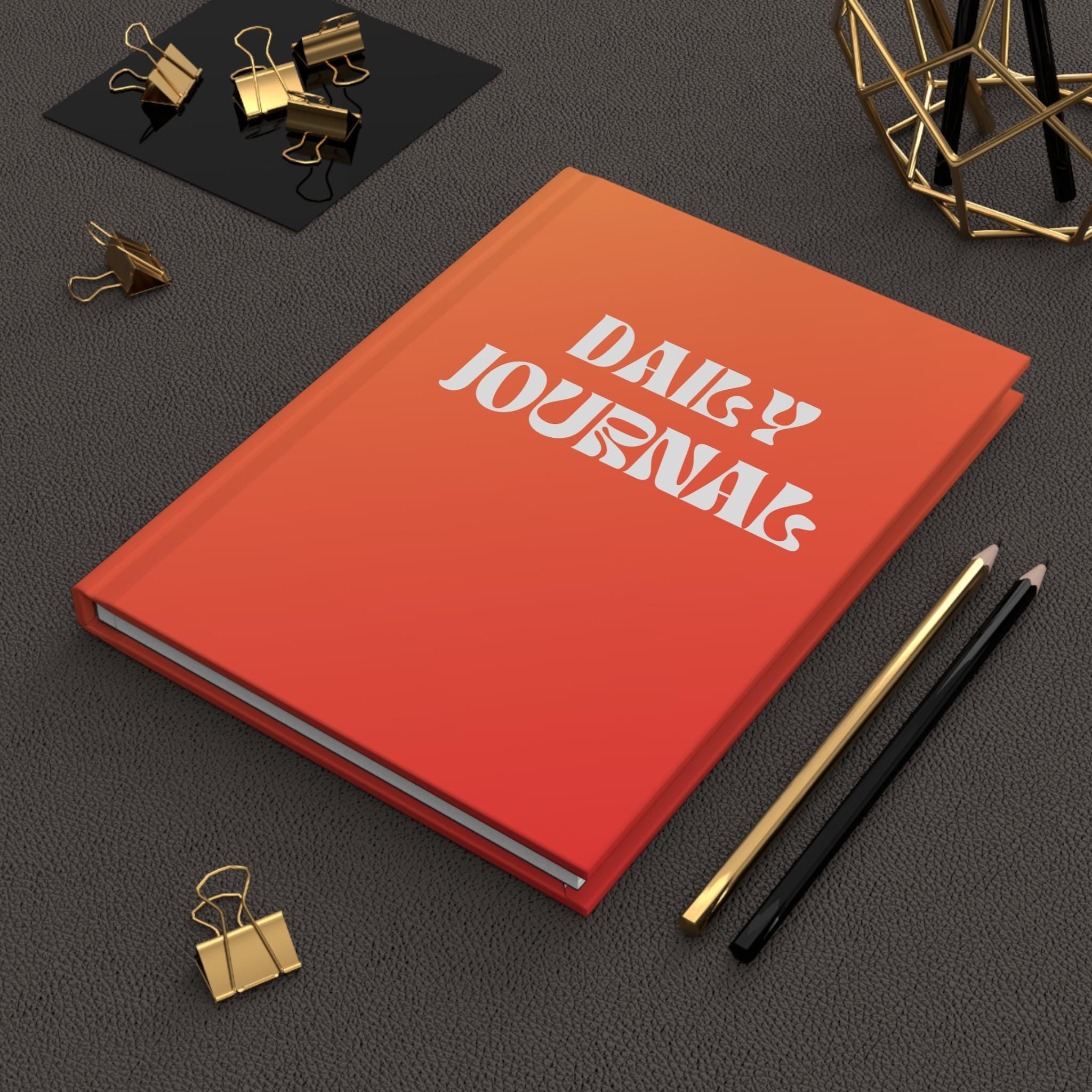 Daily Journal - Hardcover Matte Finish, Writing Notebook, Motivational Gift, Daily Planner, Creative Journal