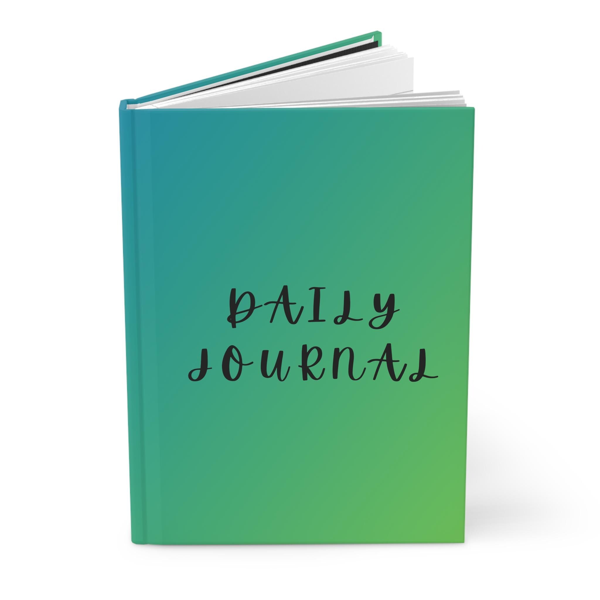Matte Hardcover Journal, Daily Journal, Writing Notebook, Gratitude Journal, Gift for Writers, Eco-Friendly Notebook