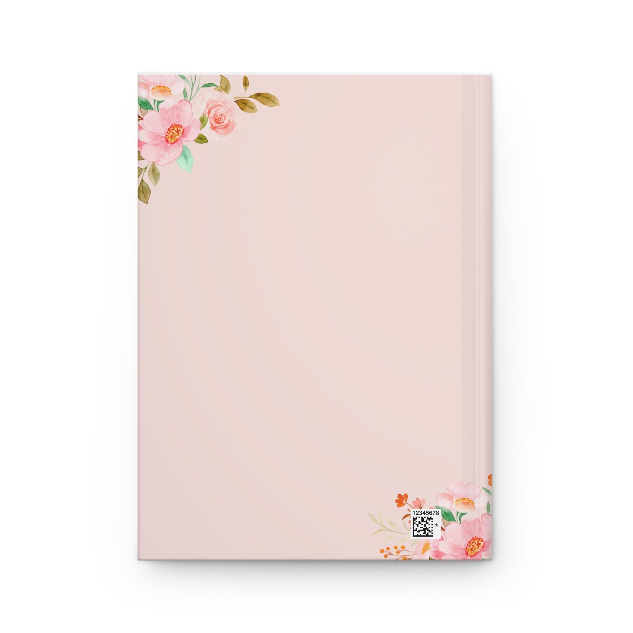Floral Daily Journal - Elegant Notebook, Inspirational Gift, Writer's Companion, Personalized Diary, Self-Care Essentials, Study Planner