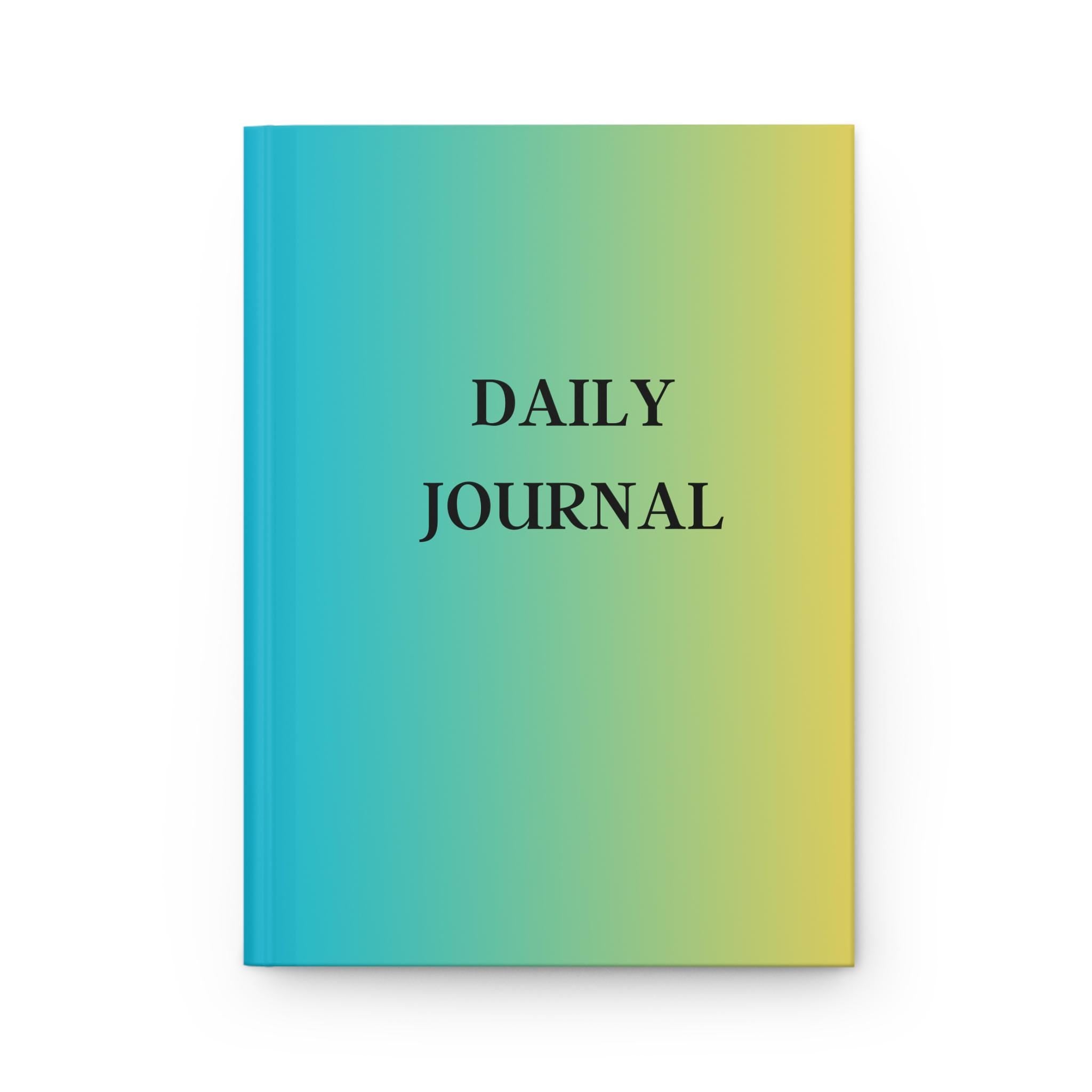 Sunrise Gradient Hardcover Journal, Daily Journal, Writing Notebook, Self-Reflection Diary, Gift for Writers, Travel Journal