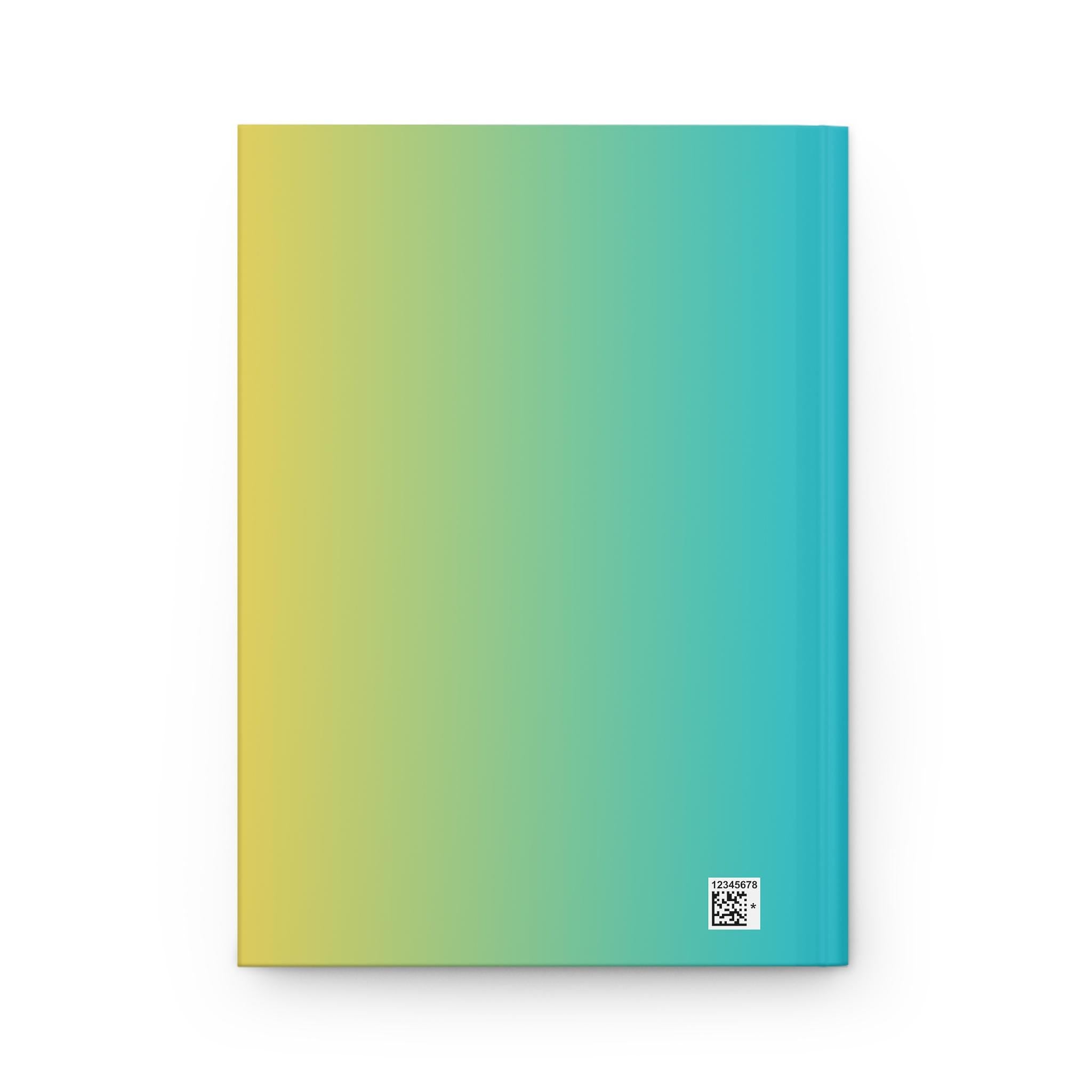 Sunrise Gradient Hardcover Journal, Daily Journal, Writing Notebook, Self-Reflection Diary, Gift for Writers, Travel Journal