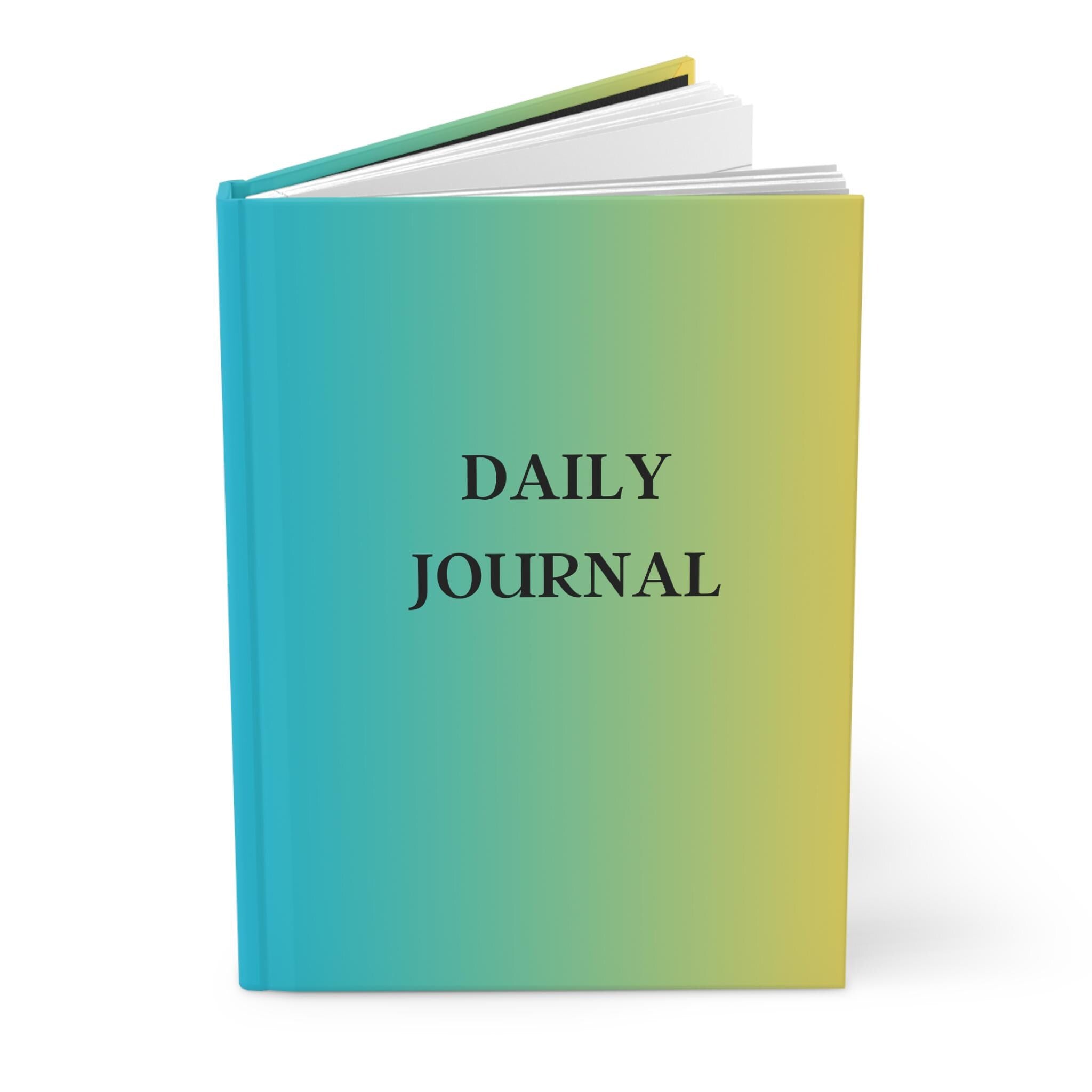 Sunrise Gradient Hardcover Journal, Daily Journal, Writing Notebook, Self-Reflection Diary, Gift for Writers, Travel Journal