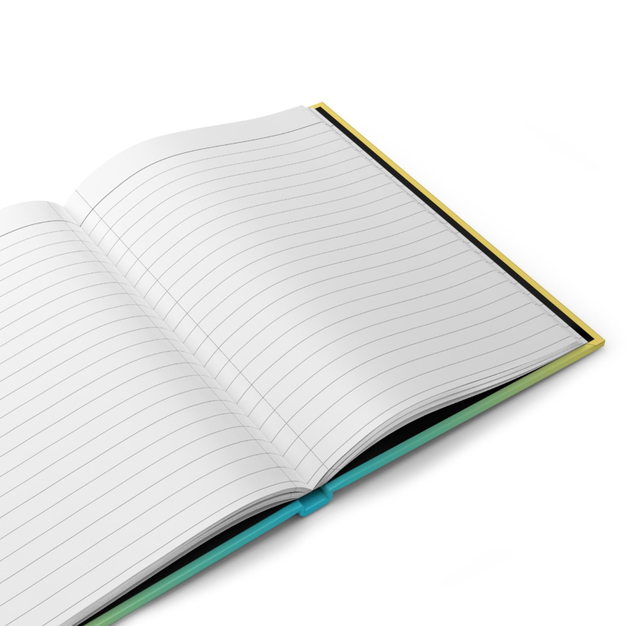 Sunrise Gradient Hardcover Journal, Daily Journal, Writing Notebook, Self-Reflection Diary, Gift for Writers, Travel Journal