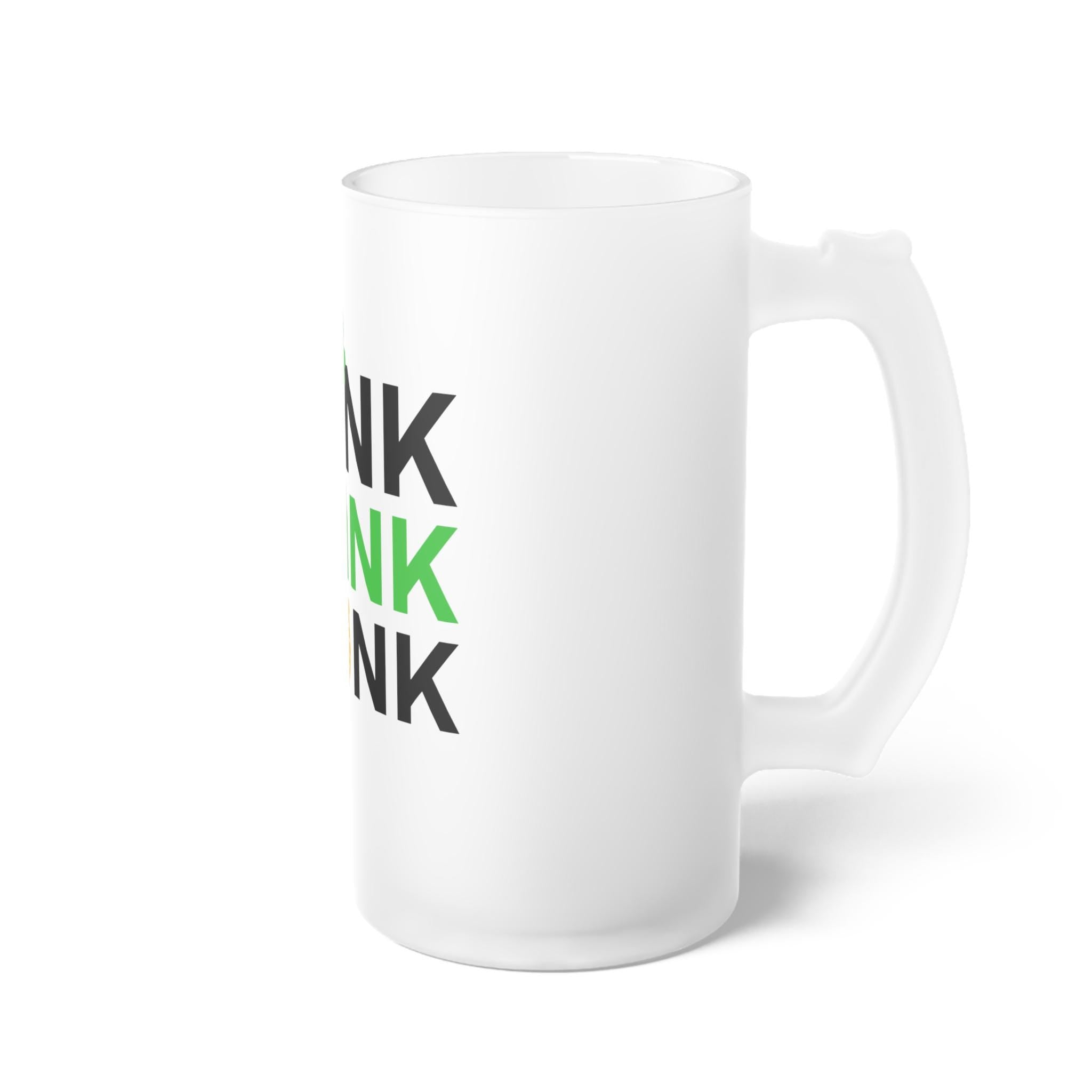 Frosted Glass Beer Mug