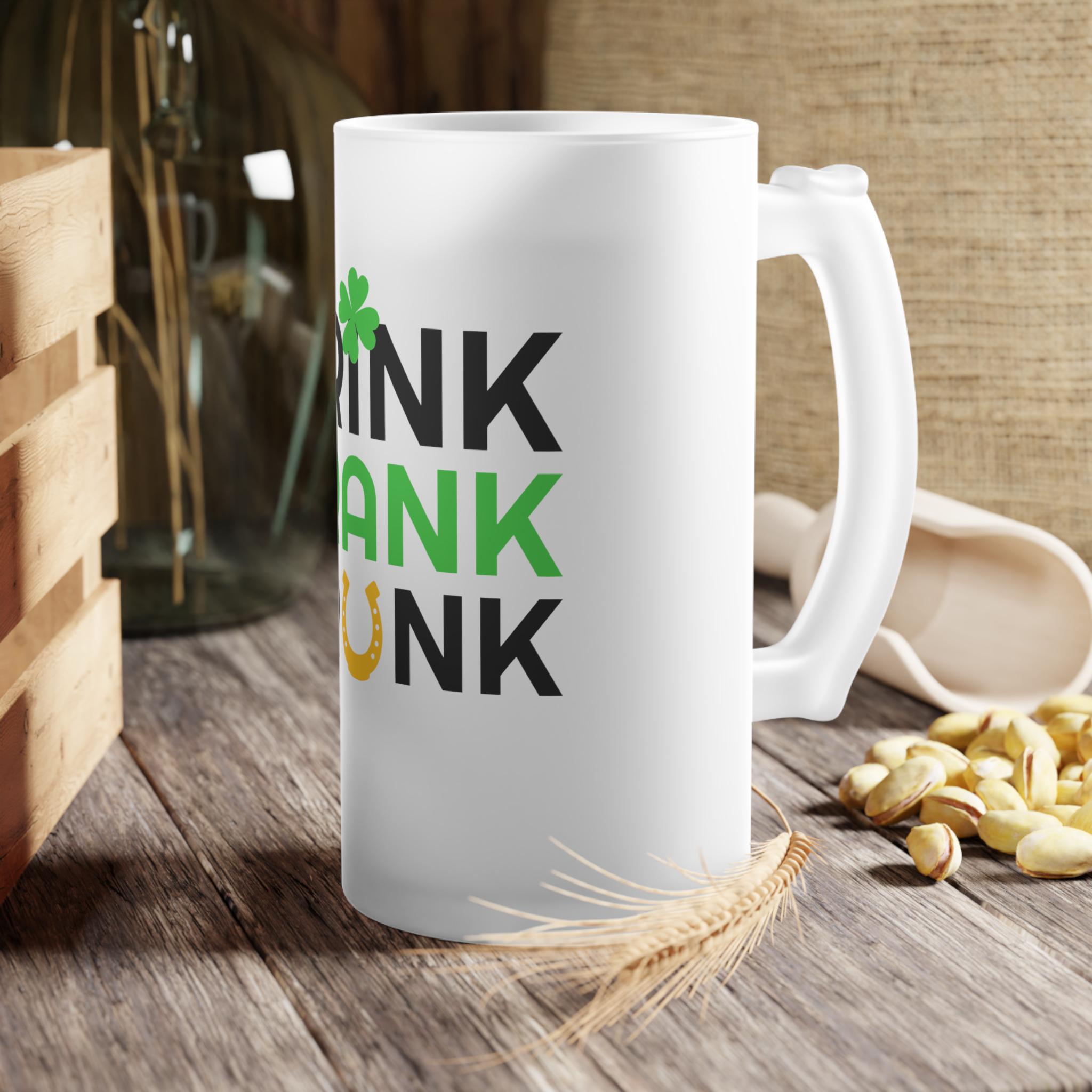 Frosted Glass Beer Mug