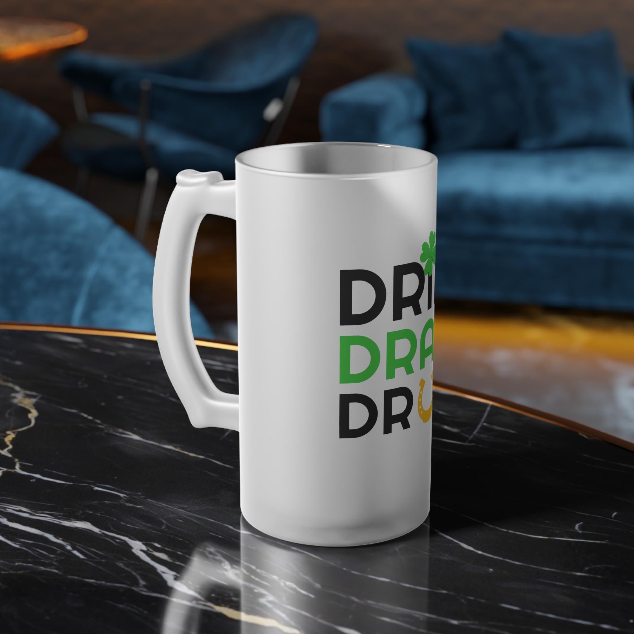 Frosted Glass Beer Mug