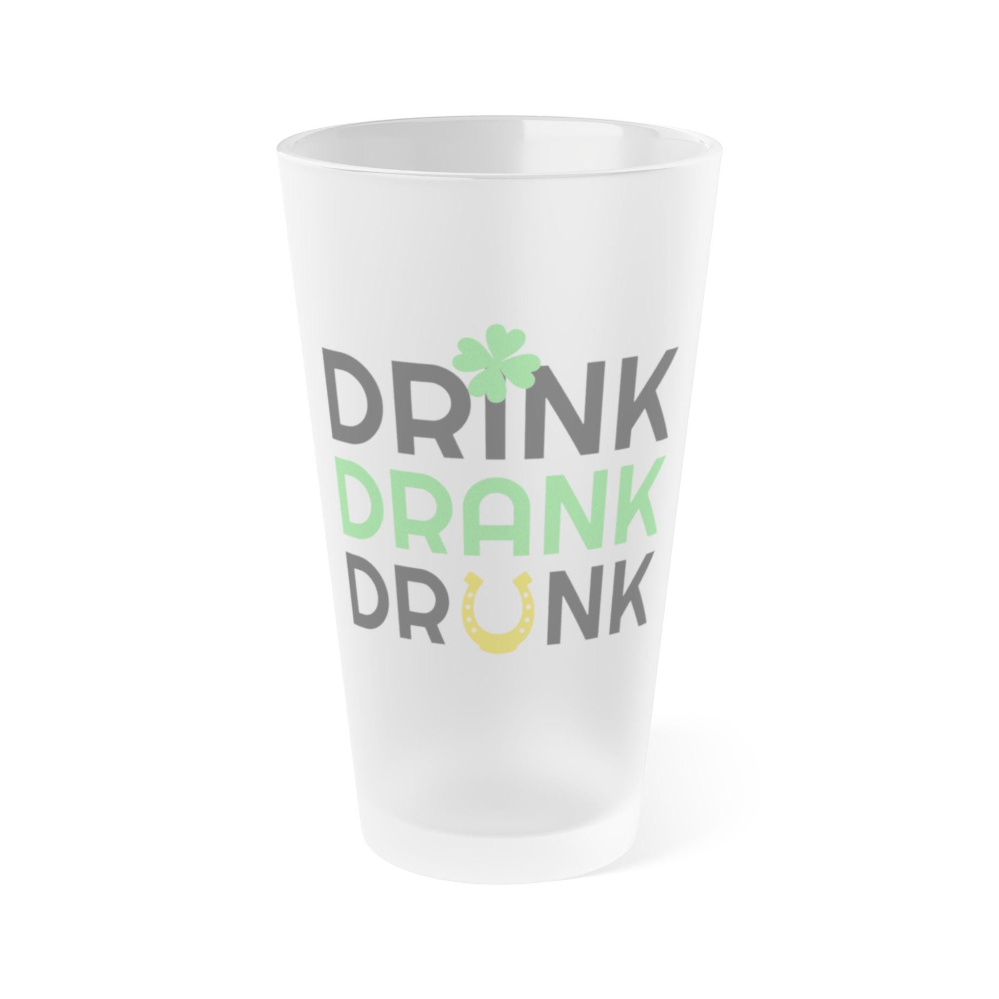 Frosted Pint Glass, 16oz