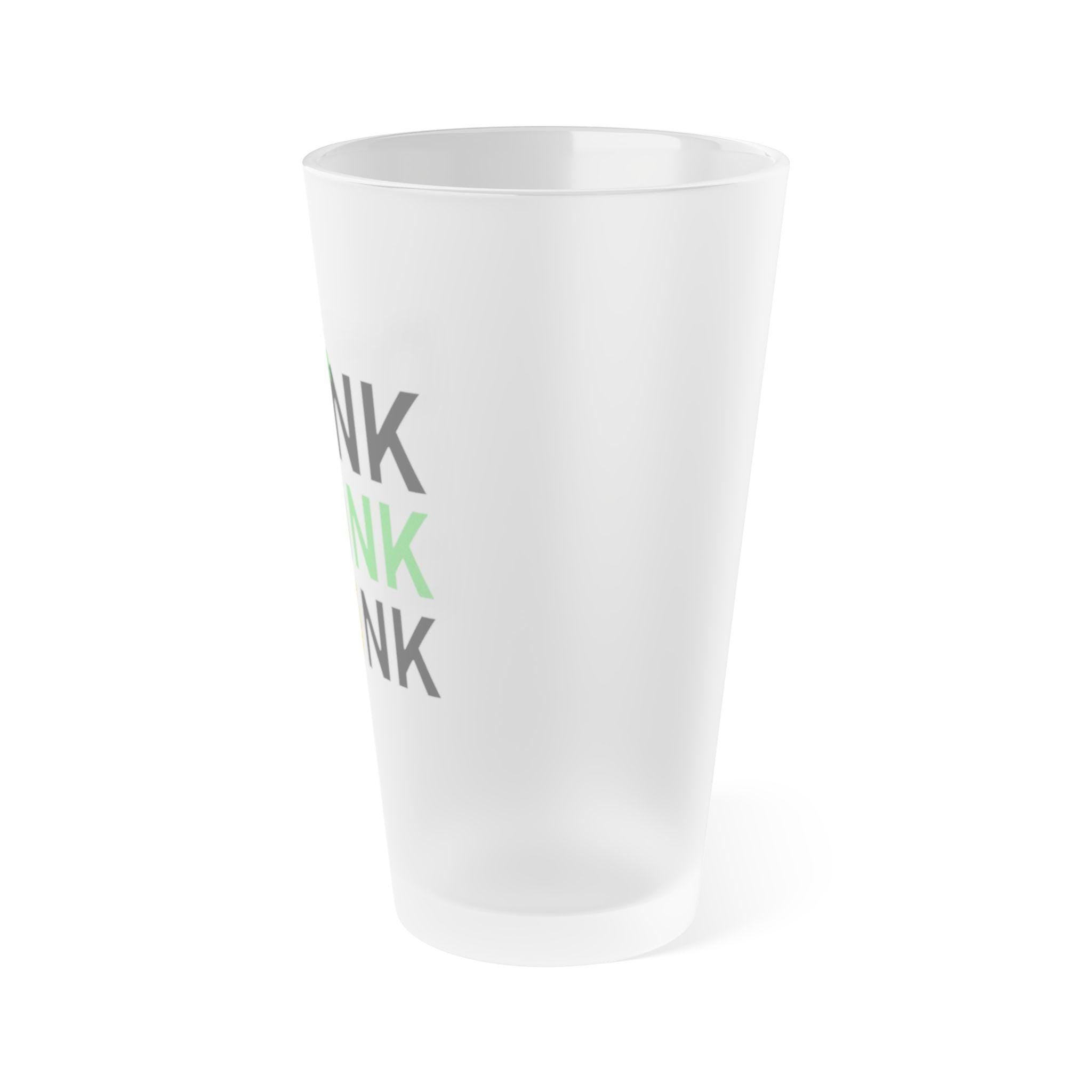 Frosted Pint Glass, 16oz