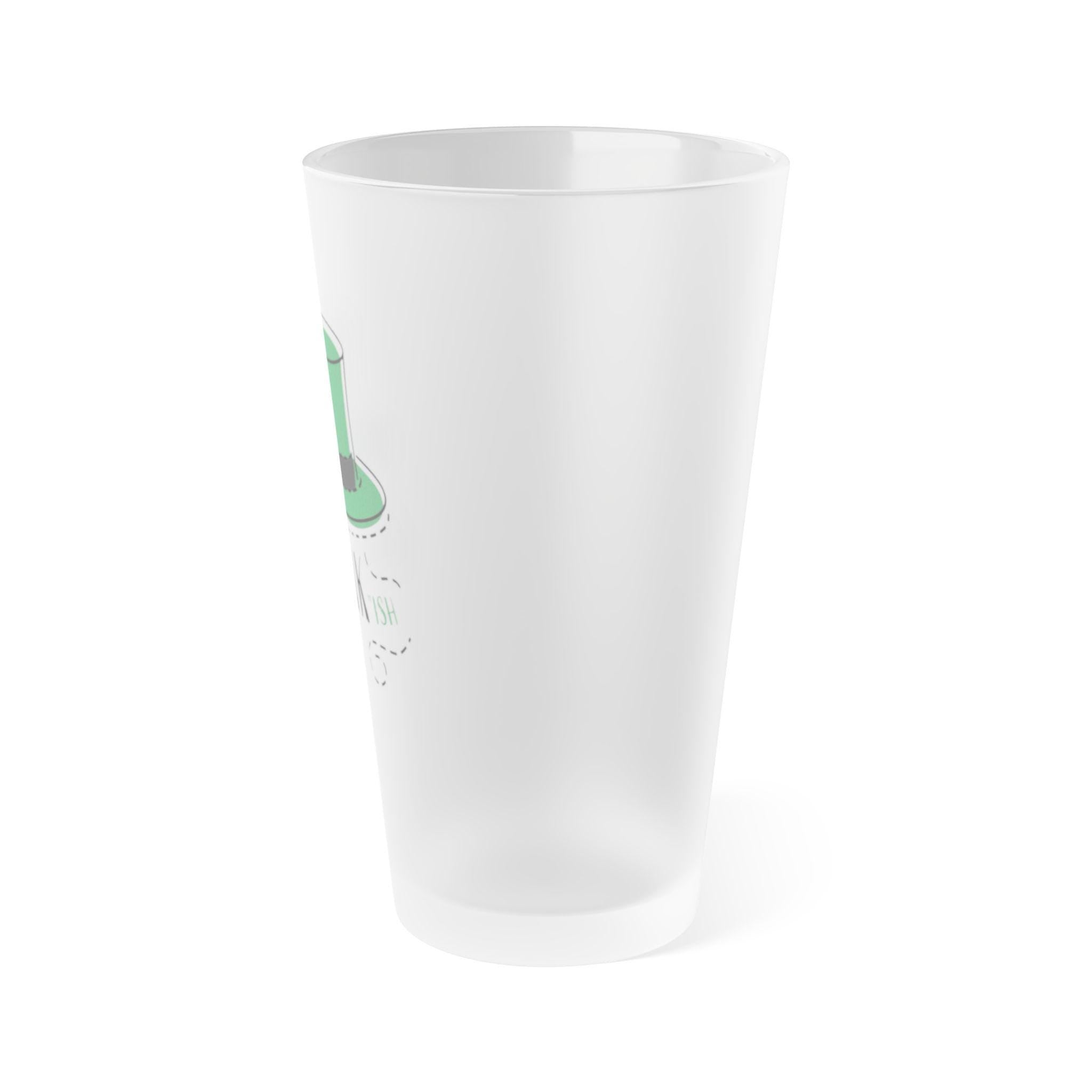 Frosted Pint Glass, 16oz