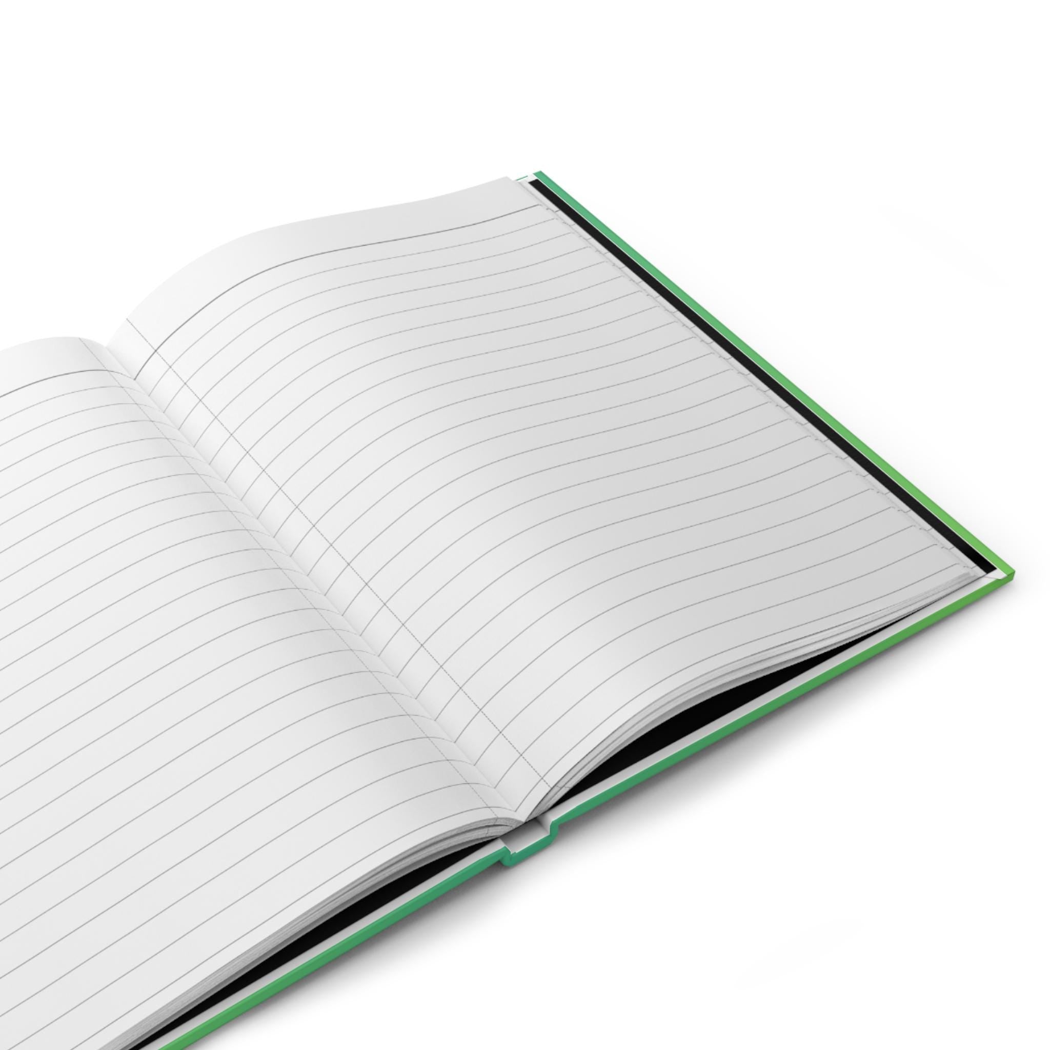 Daily Journal, Daily Planner, Writing Notebook, Eco-Friendly Journal, Gift for Writers, Inspirational Journal, Green Gradient Journal