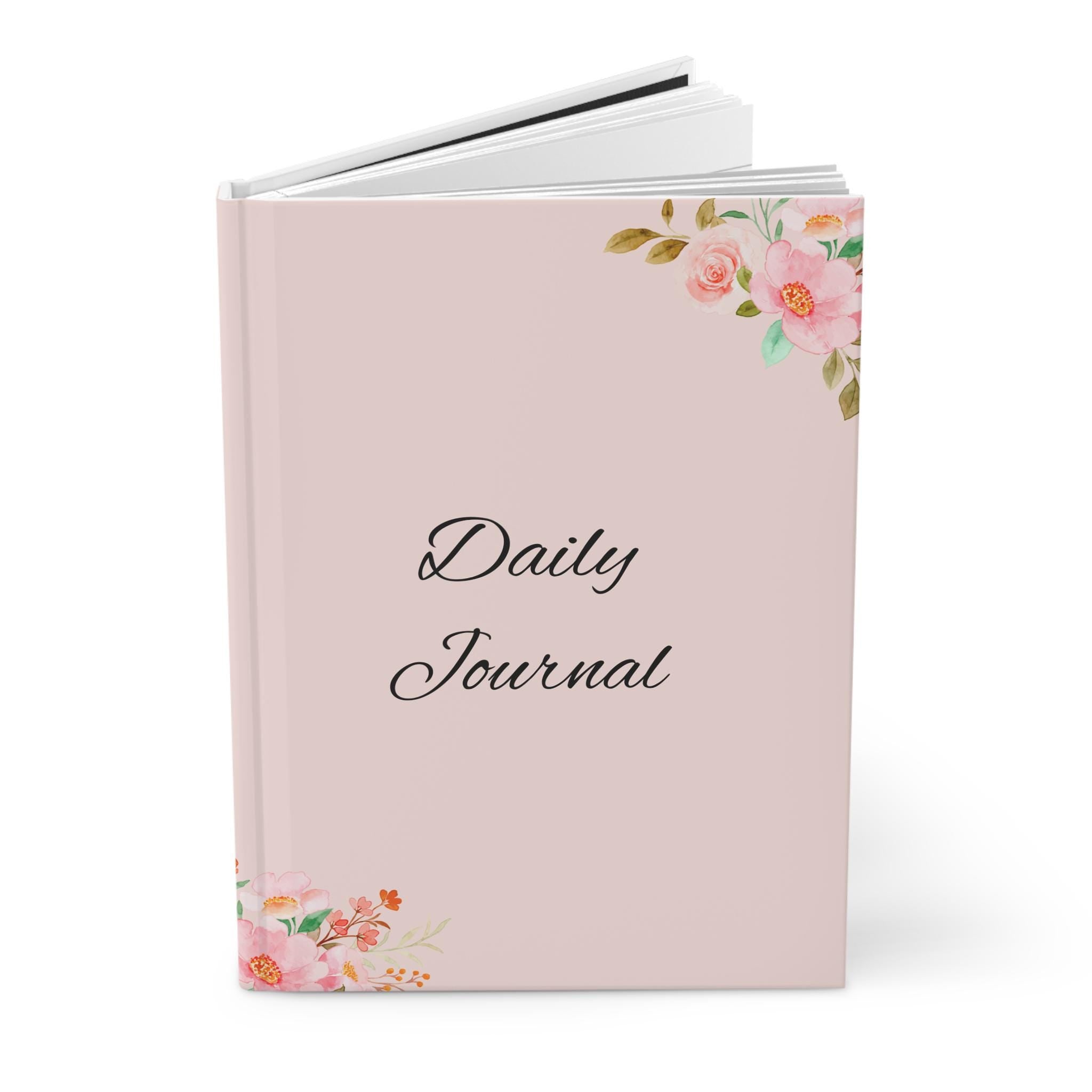 Floral Daily Journal - Elegant Notebook, Inspirational Gift, Writer's Companion, Personalized Diary, Self-Care Essentials, Study Planner