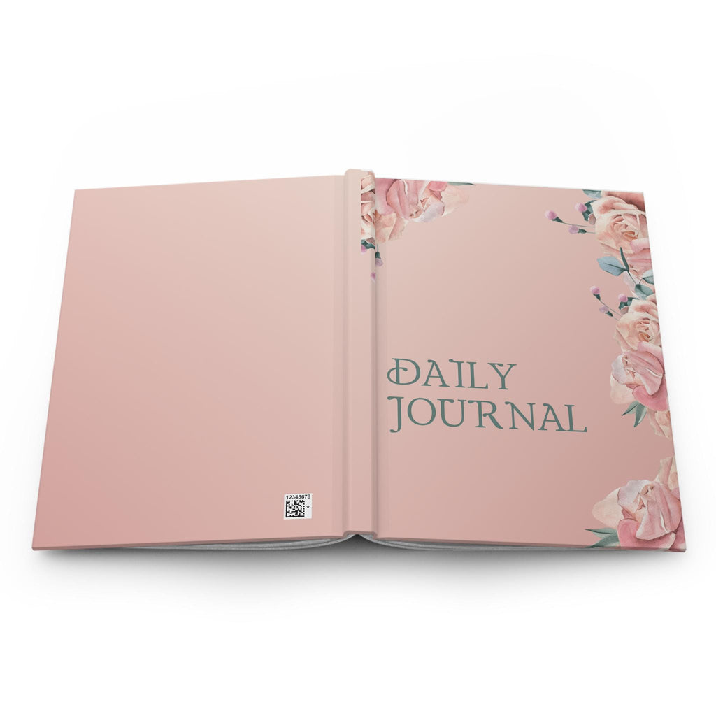 Elegant Daily Journal | Floral Hardcover Notebook for Writing, Gratitude, Self-Reflection, Gift, Planner