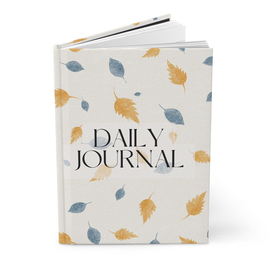Soft Minimalist Daily Journal - Perfect for Planners, Gratitude, Gift Ideas, Autumn Décor, Nature Lovers