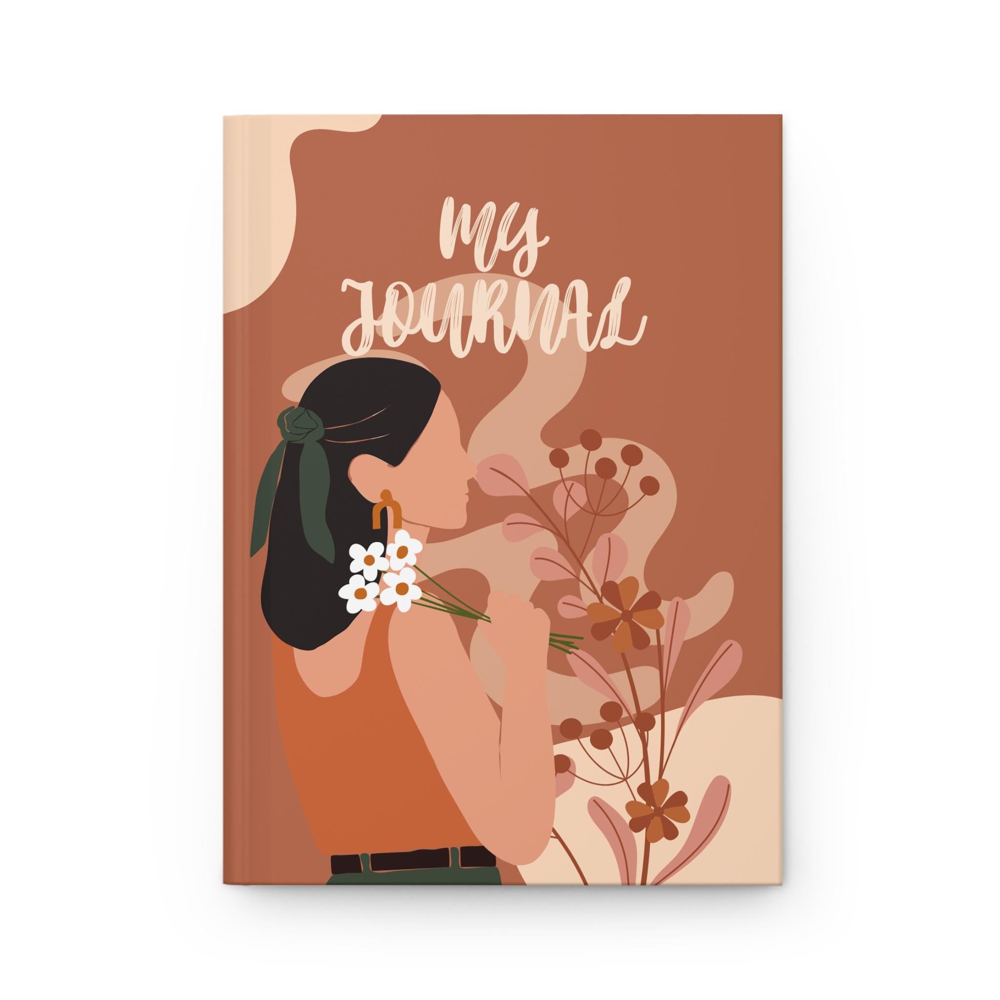 Artistic Hardcover Journal: Floral Design, Creative Writing Notebook, Gift for Artists, Daily Planner, Aesthetic Stationery
