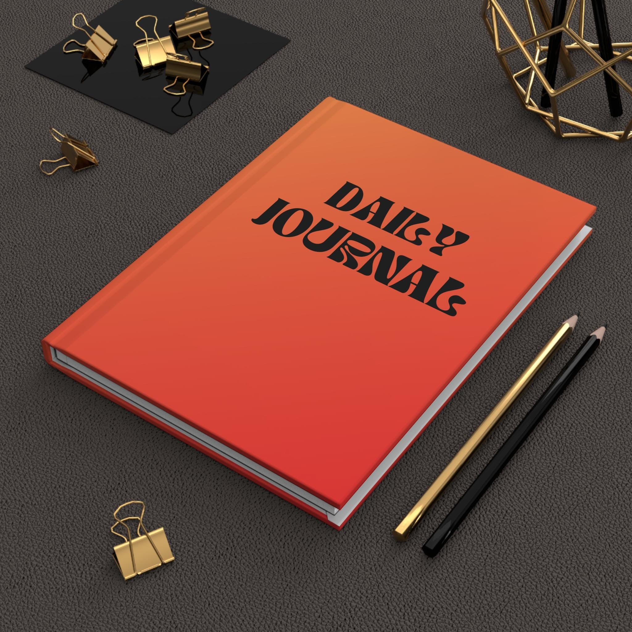 Vibrant Daily Journal | Hardcover Notebook for Self-Reflection, Note-taking, Creative Writing, Gift for Writers, Students, and Artists