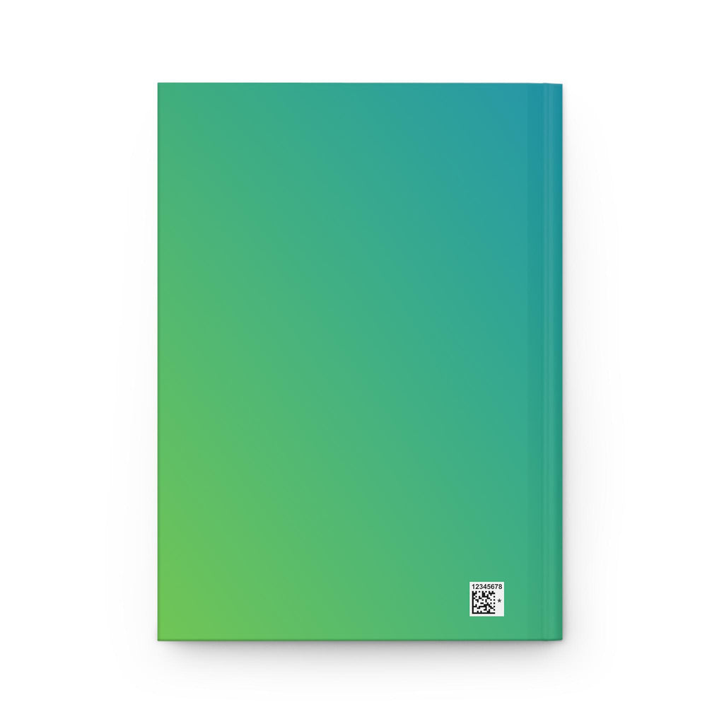 Daily Journal, Daily Planner, Writing Notebook, Eco-Friendly Journal, Gift for Writers, Inspirational Journal, Green Gradient Journal