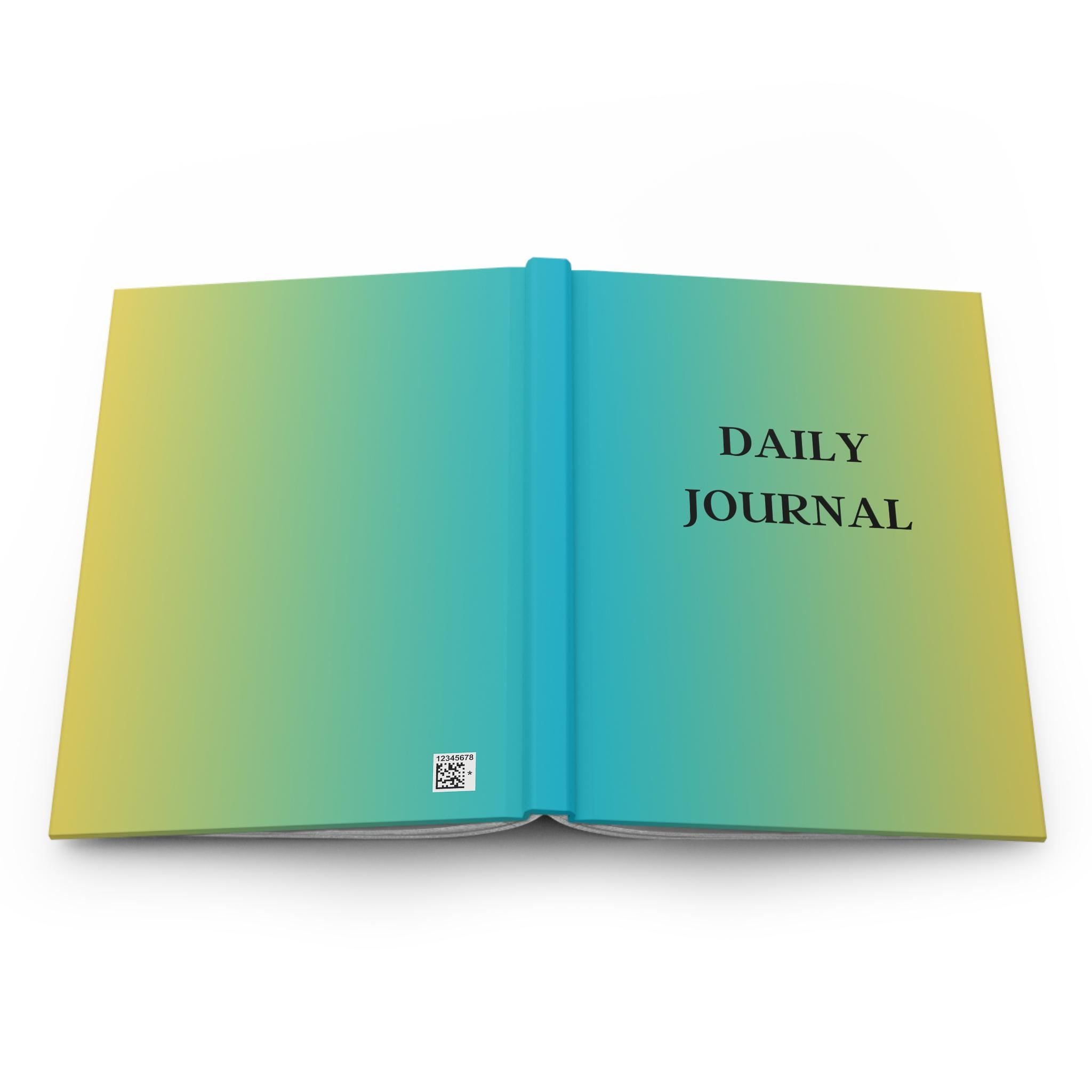 Sunrise Gradient Hardcover Journal, Daily Journal, Writing Notebook, Self-Reflection Diary, Gift for Writers, Travel Journal