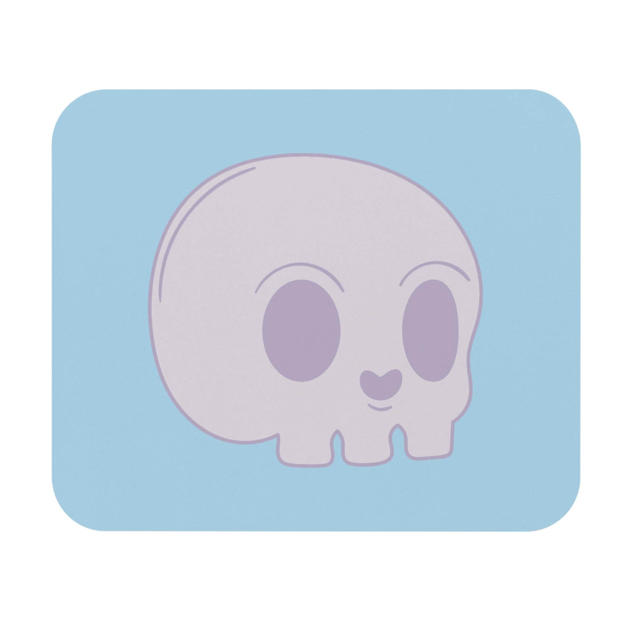 Cute Skull Mouse Pad, Gaming Desk Accessory, Office Decor, Gift for Gamers, Unique Home Office Item, Fun Work Station