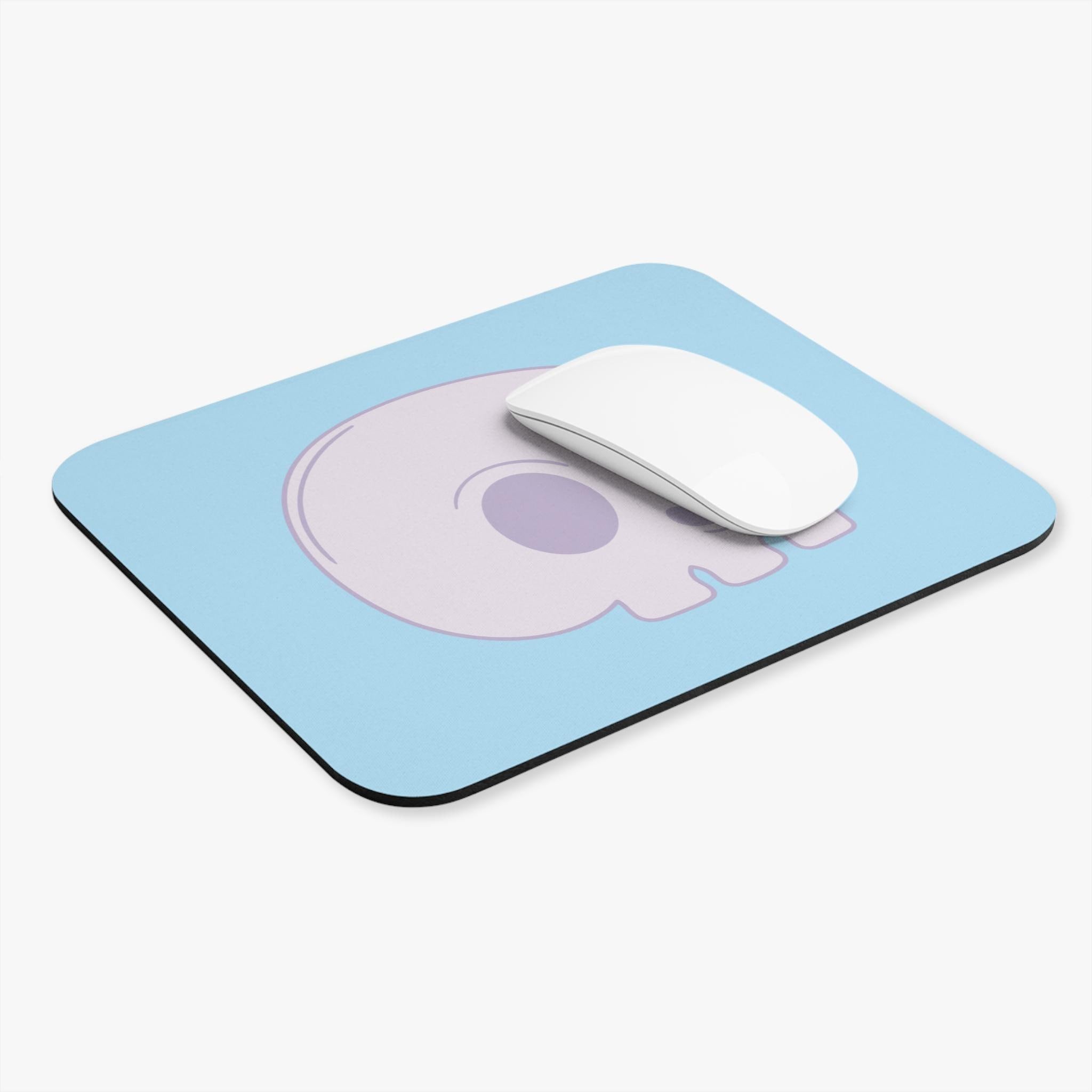 Cute Skull Mouse Pad, Gaming Desk Accessory, Office Decor, Gift for Gamers, Unique Home Office Item, Fun Work Station