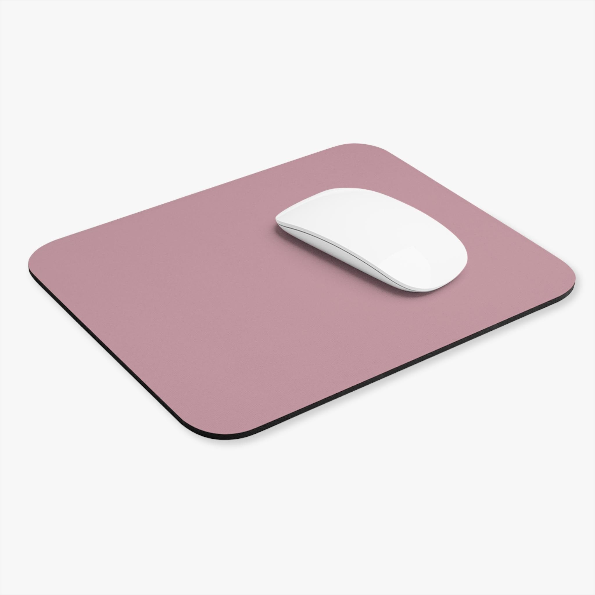 Elegant Pink Mouse Pad, Soft Touch Desk Accessory, Stylish Office Gift, Home Office Decor, Minimalist Gaming Pad