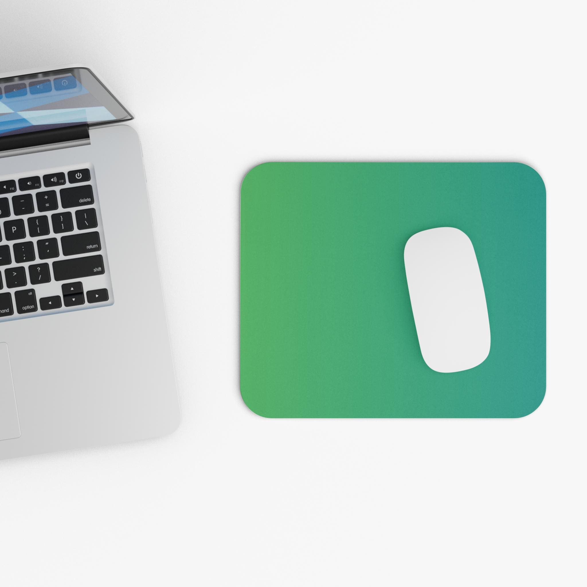 Vibrant Green Mouse Pad Eco-Friendly Desk Accessory, Perfect for Home Office, Gamer's Must-Have, Ideal Gift for Tech Lovers