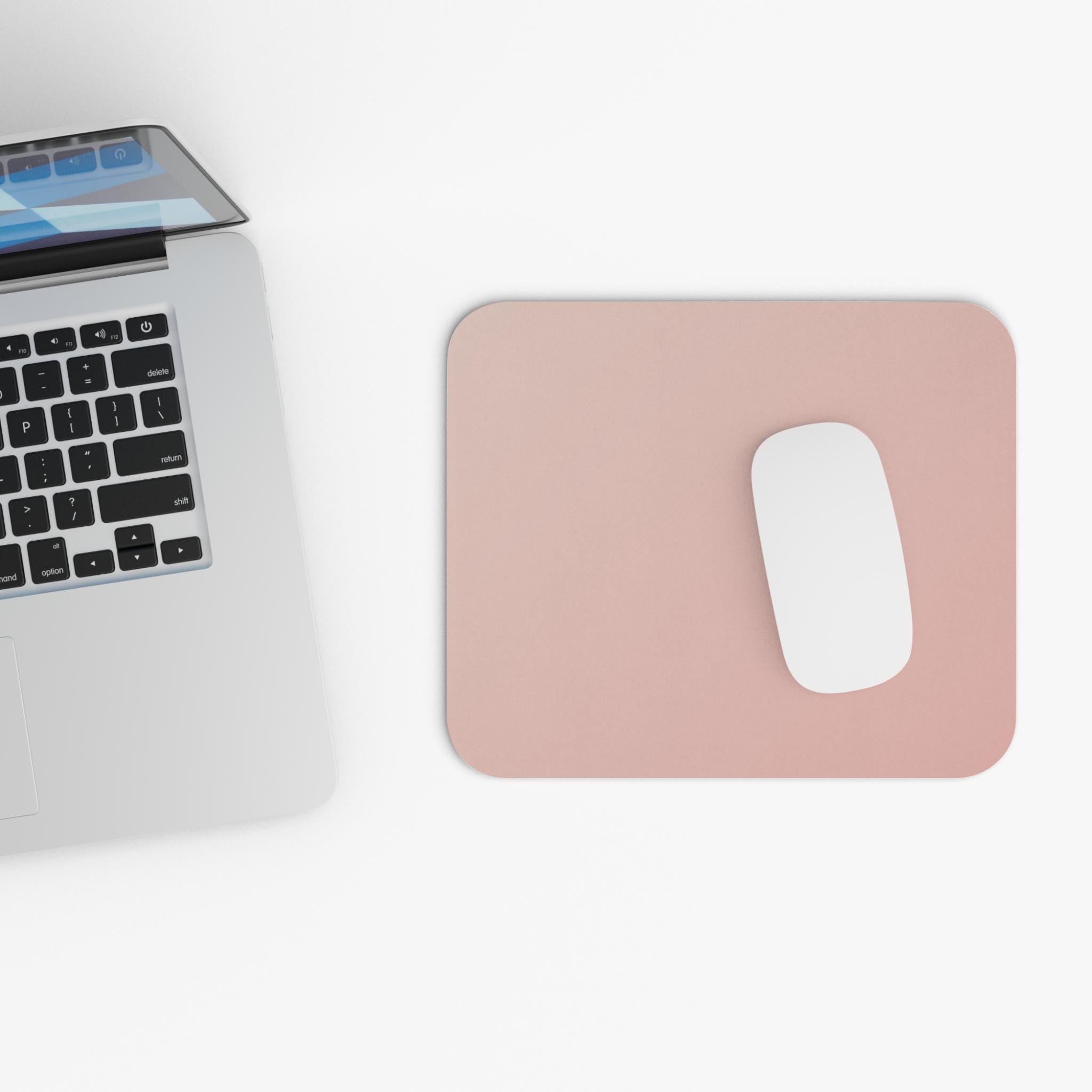 Elegant Pink Mouse Pad Cozy Workspace Accessory, Perfect for Home Office, Gift for Gamers, Desk Decor, Valentine's Day
