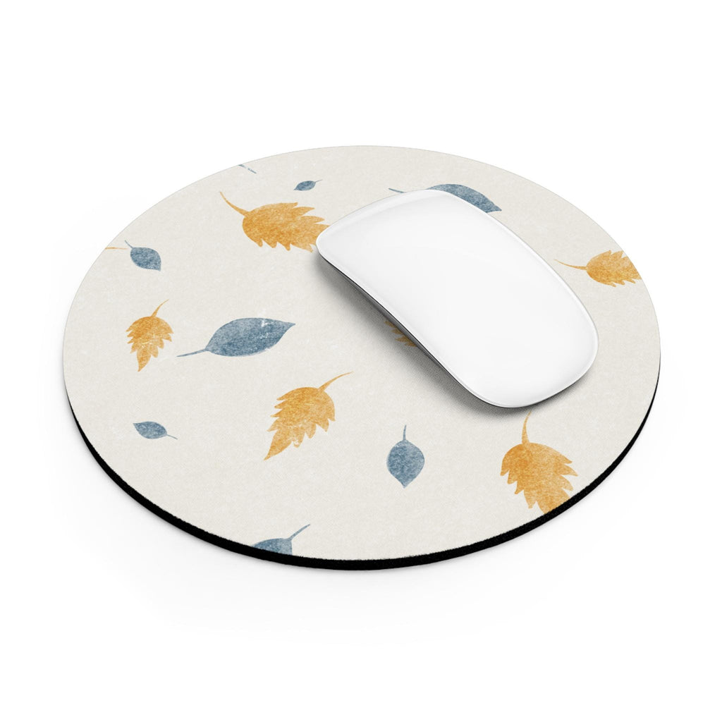 Autumn Leaves Mouse Pad | Nature-Inspired Desk Accessories, Fall Home Decor, Office Gift, Seasonal Desk Organizer