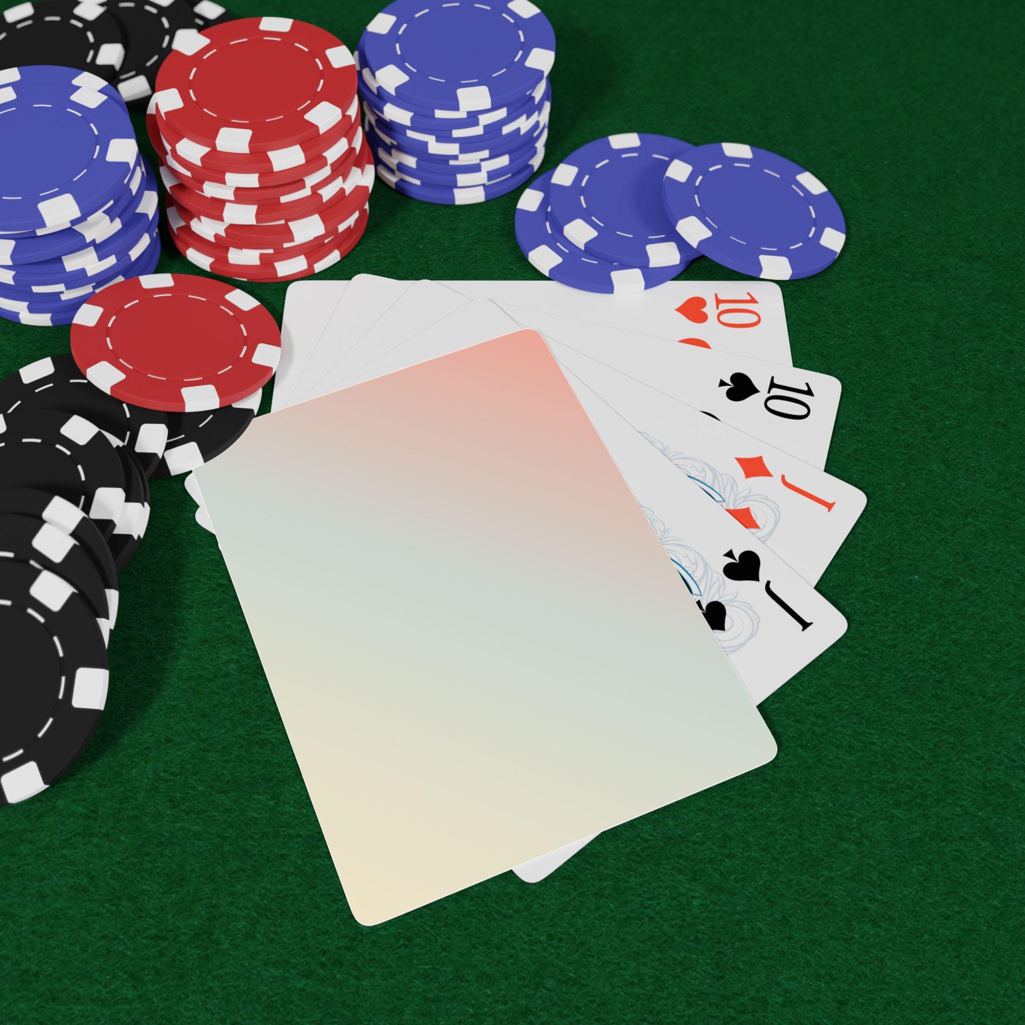 Elegant Custom Poker Playing Cards, Game Night Essential, Gift for Poker Lovers, Unique Card Deck, Casino Night, Card Games