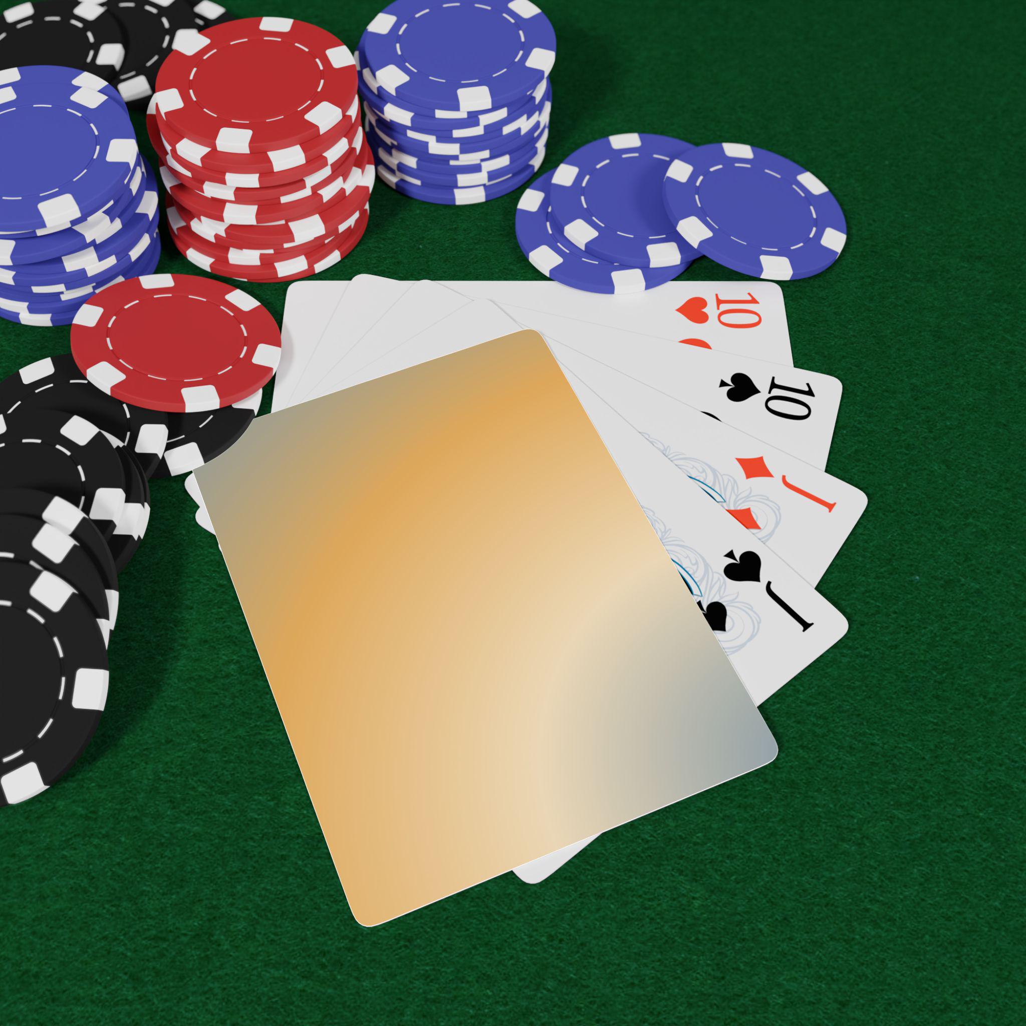 Chic Poker Playing Cards Set - Perfect for Game Night, Card Players, Gift for Gamers, Poker Enthusiasts, Casino Theme Party