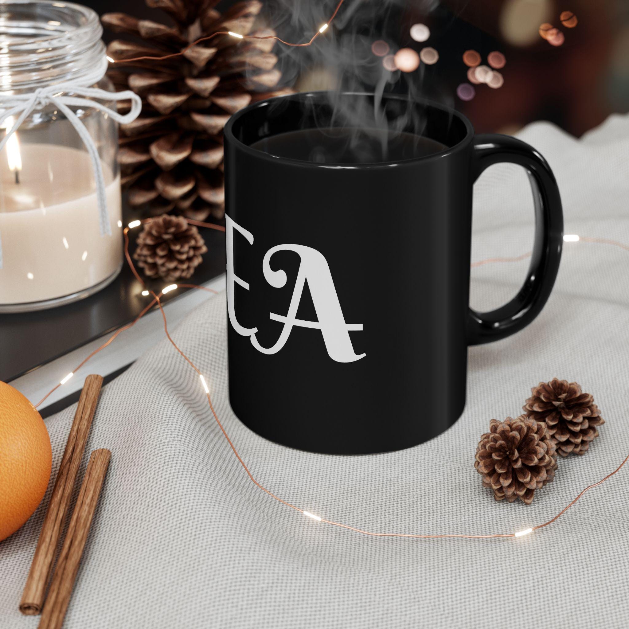 11oz Black Mug