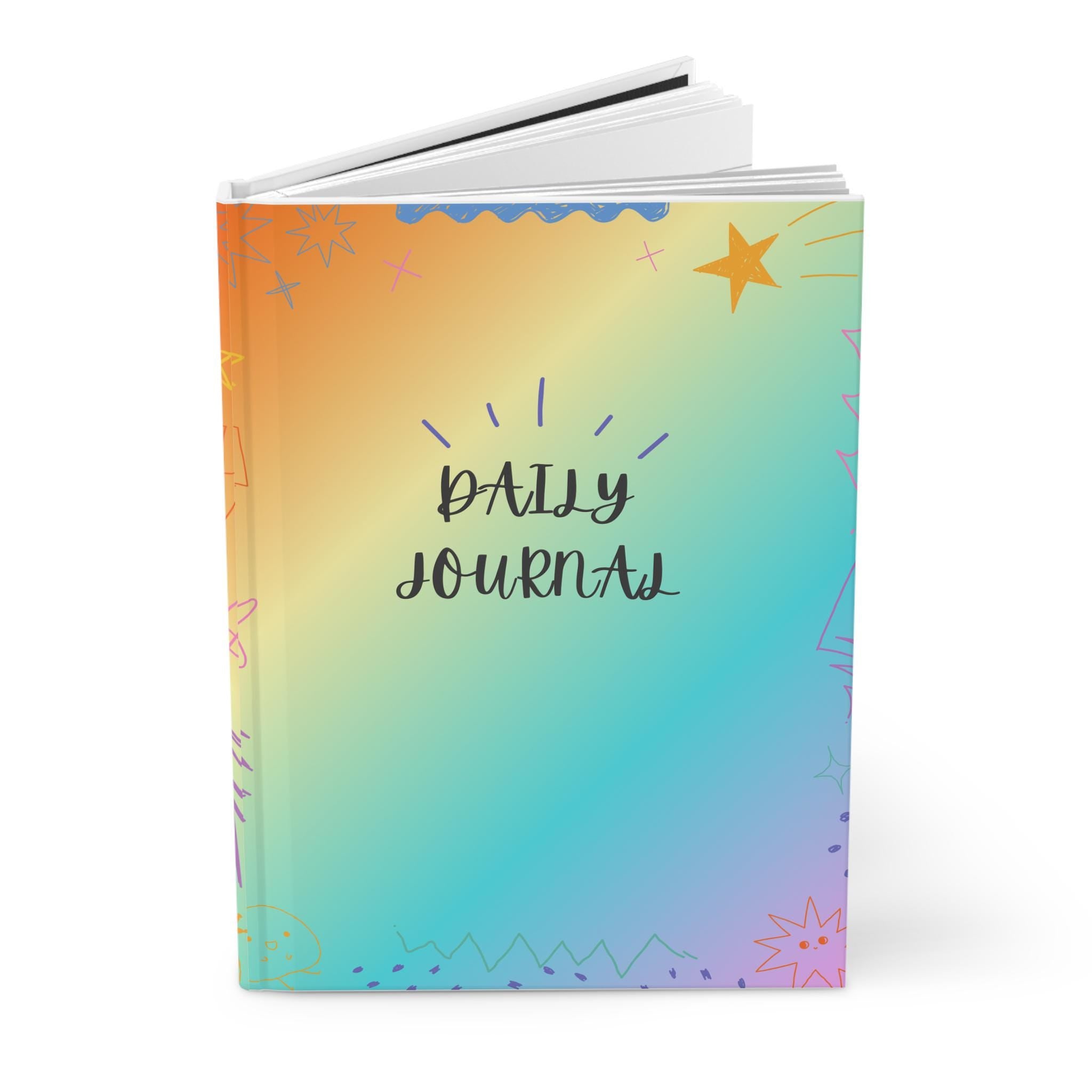 Colorful Daily Journal with Matte Finish, Motivational Notebook for Self-Expression, Gift for Students and Creatives, Perfect for [...]