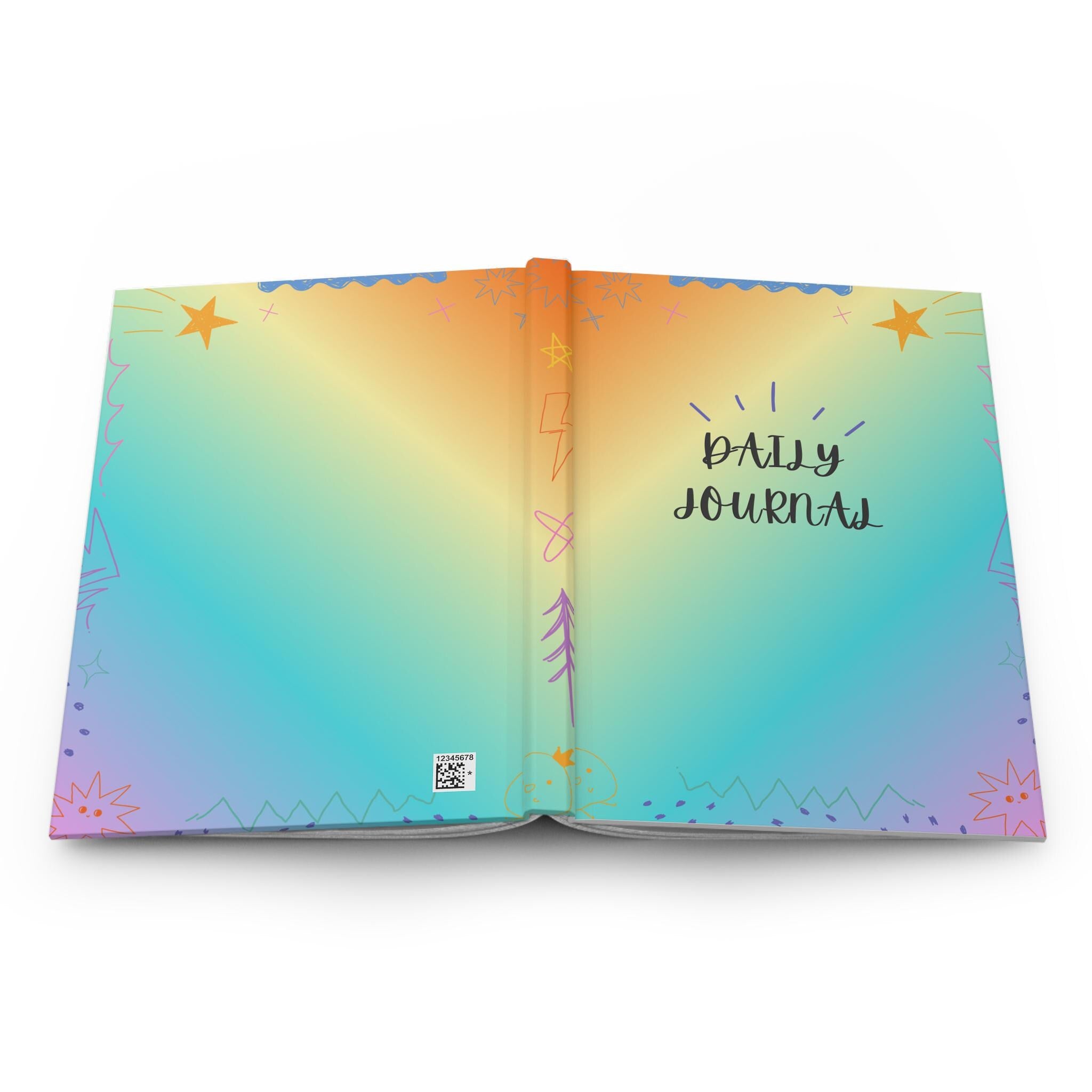 Colorful Daily Journal with Matte Finish, Motivational Notebook for Self-Expression, Gift for Students and Creatives, Perfect for [...]