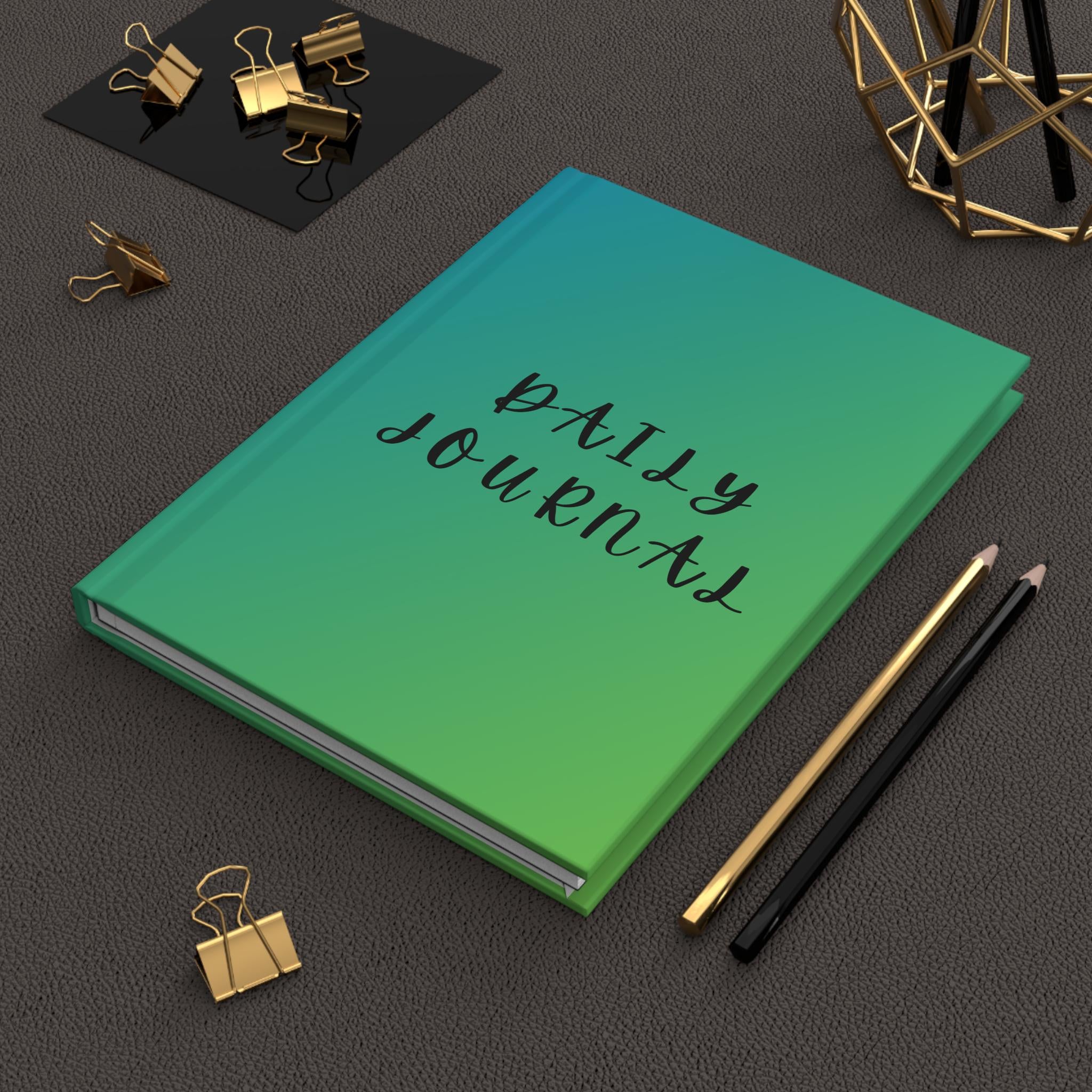 Matte Hardcover Journal, Daily Journal, Writing Notebook, Gratitude Journal, Gift for Writers, Eco-Friendly Notebook