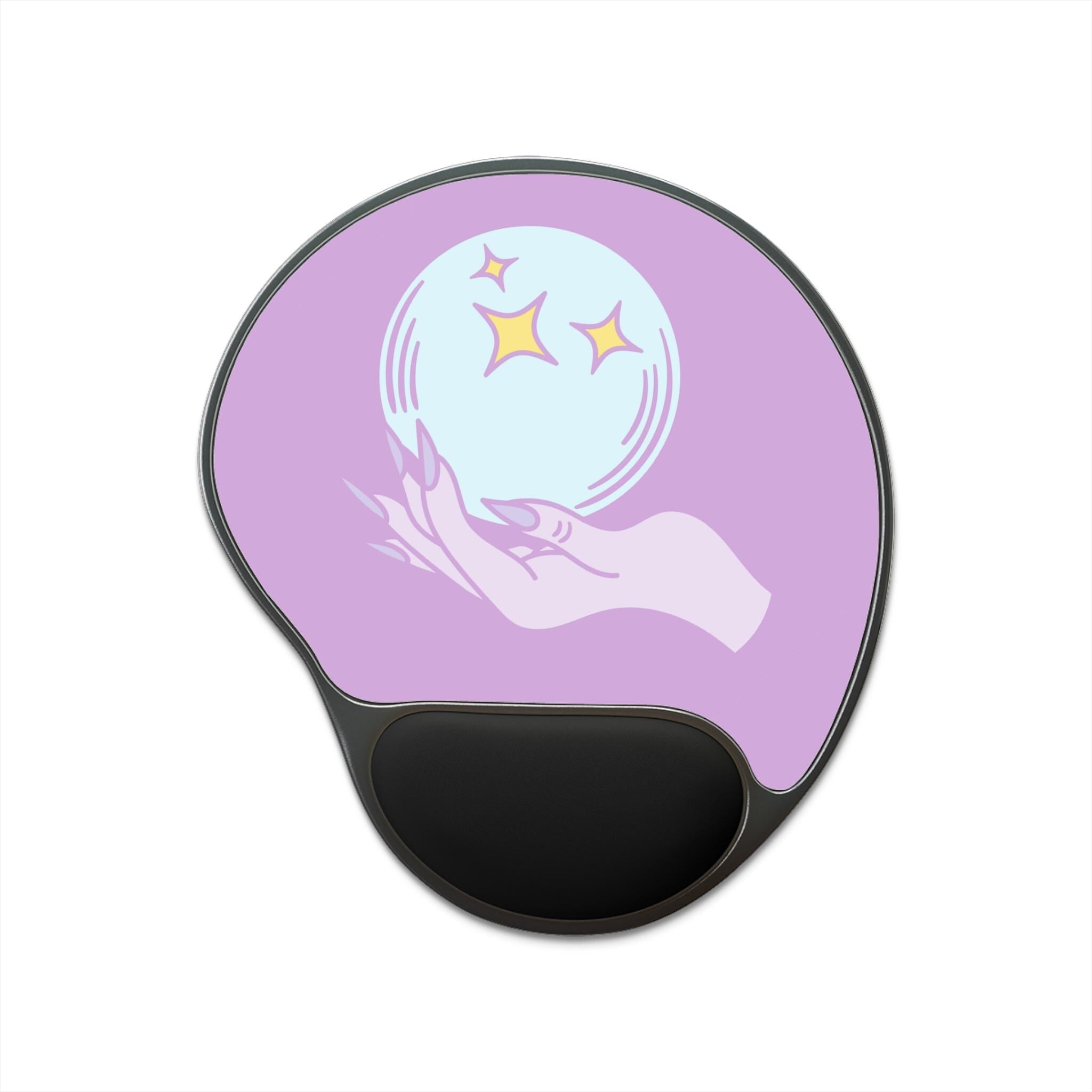 Mystical Mouse Pad with Wrist Rest, Desk Accessories, Gamer Gift, Office Decor, Astrology Theme, Computer Accessories