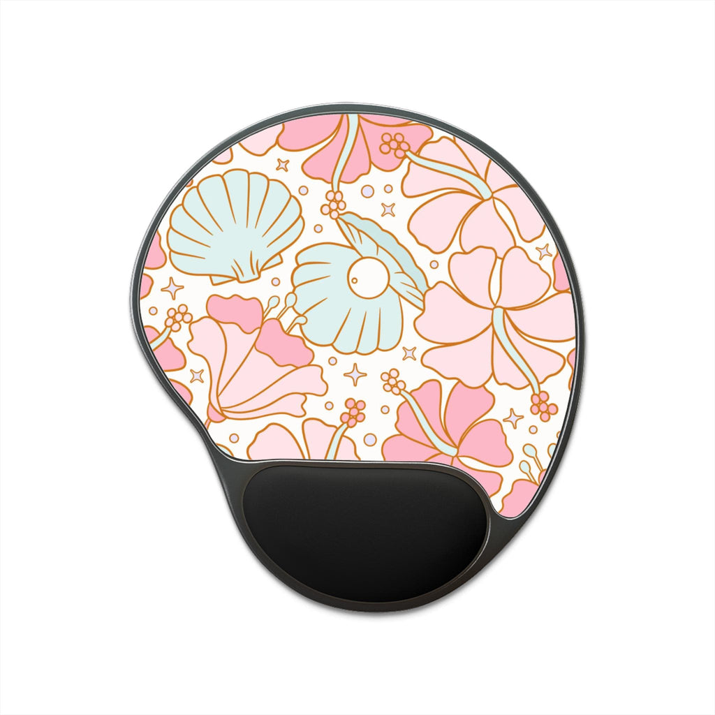 Floral Mouse Pad with Wrist Rest, Ergonomic Desk Accessory for Home Office, Cute Gamer Gift, Perfect for Birthdays and Holidays