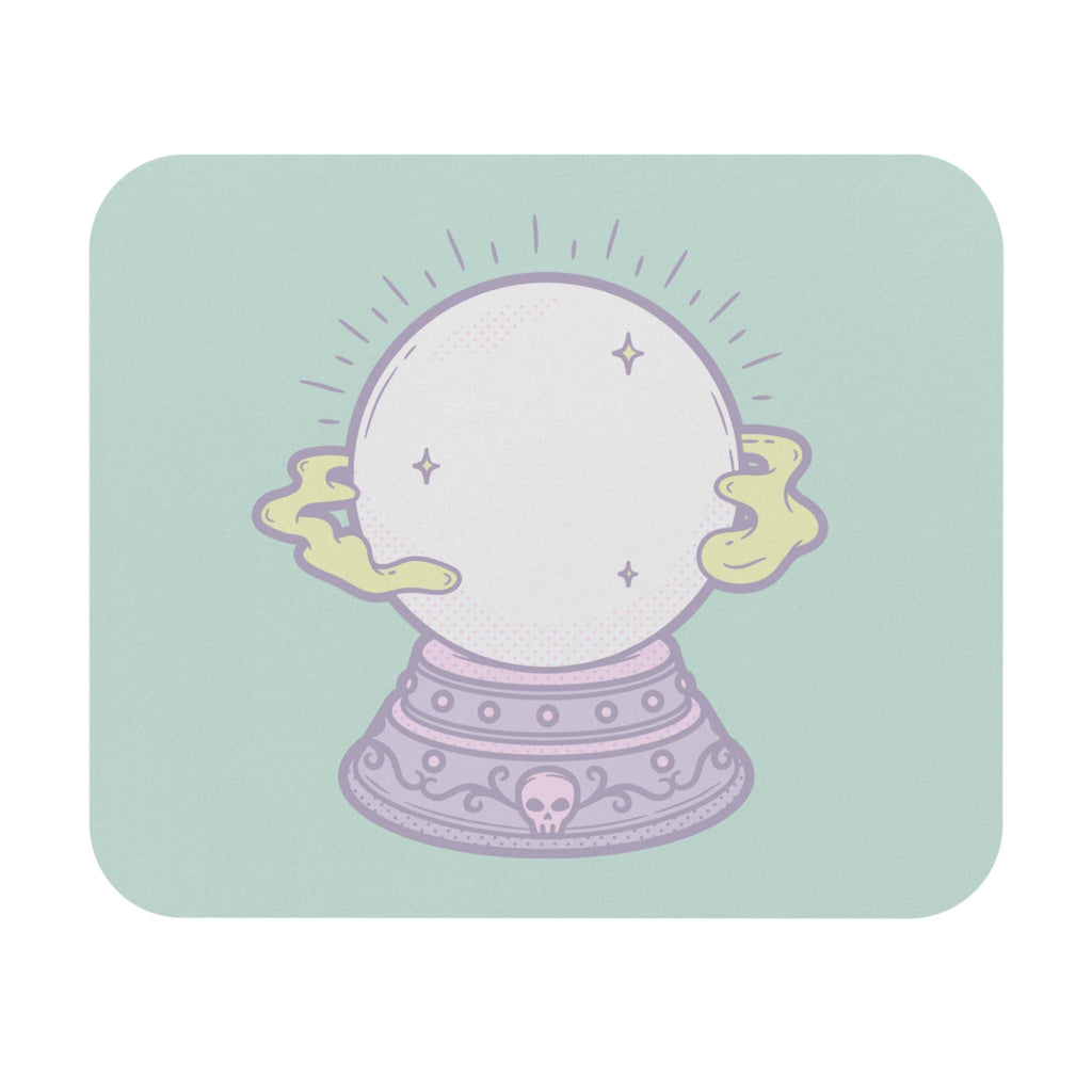 Mystical Mouse Pad with Crystal Ball Design, Spellbinding Desk Accessory, Perfect for Gift Giving, Home Office Decor, Witchy Vibes