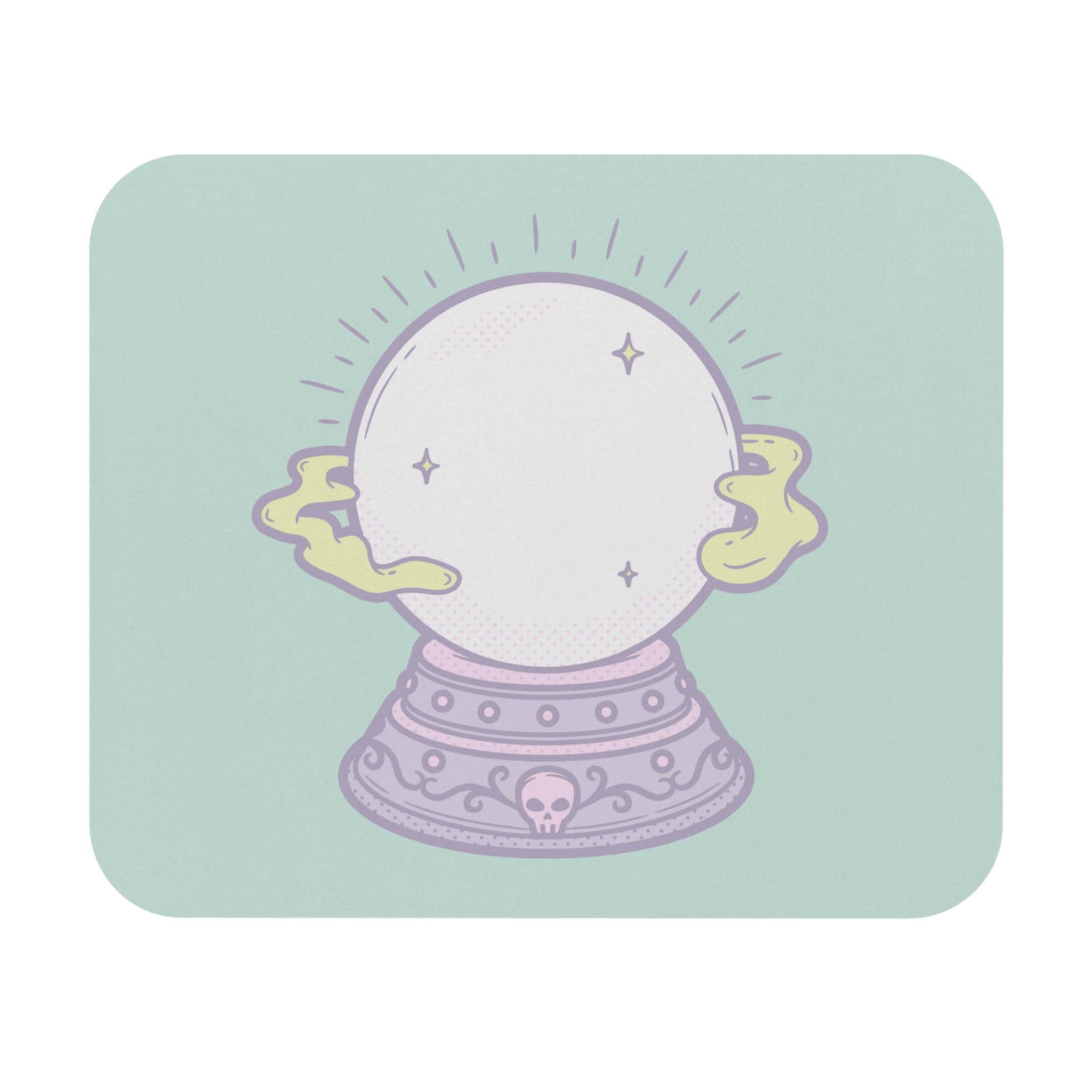 Mystical Mouse Pad with Crystal Ball Design, Spellbinding Desk Accessory, Perfect for Gift Giving, Home Office Decor, Witchy Vibes