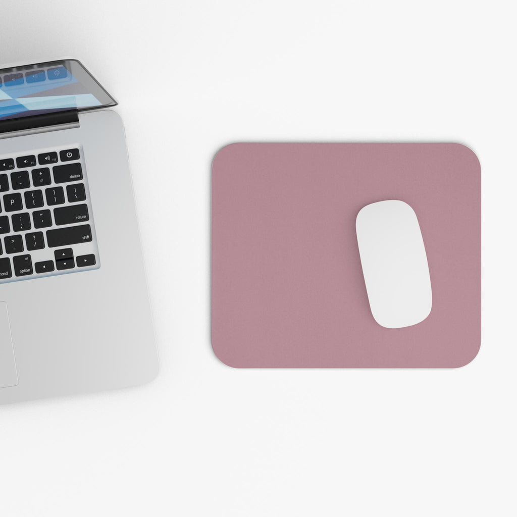 Elegant Pink Mouse Pad, Soft Touch Desk Accessory, Stylish Office Gift, Home Office Decor, Minimalist Gaming Pad