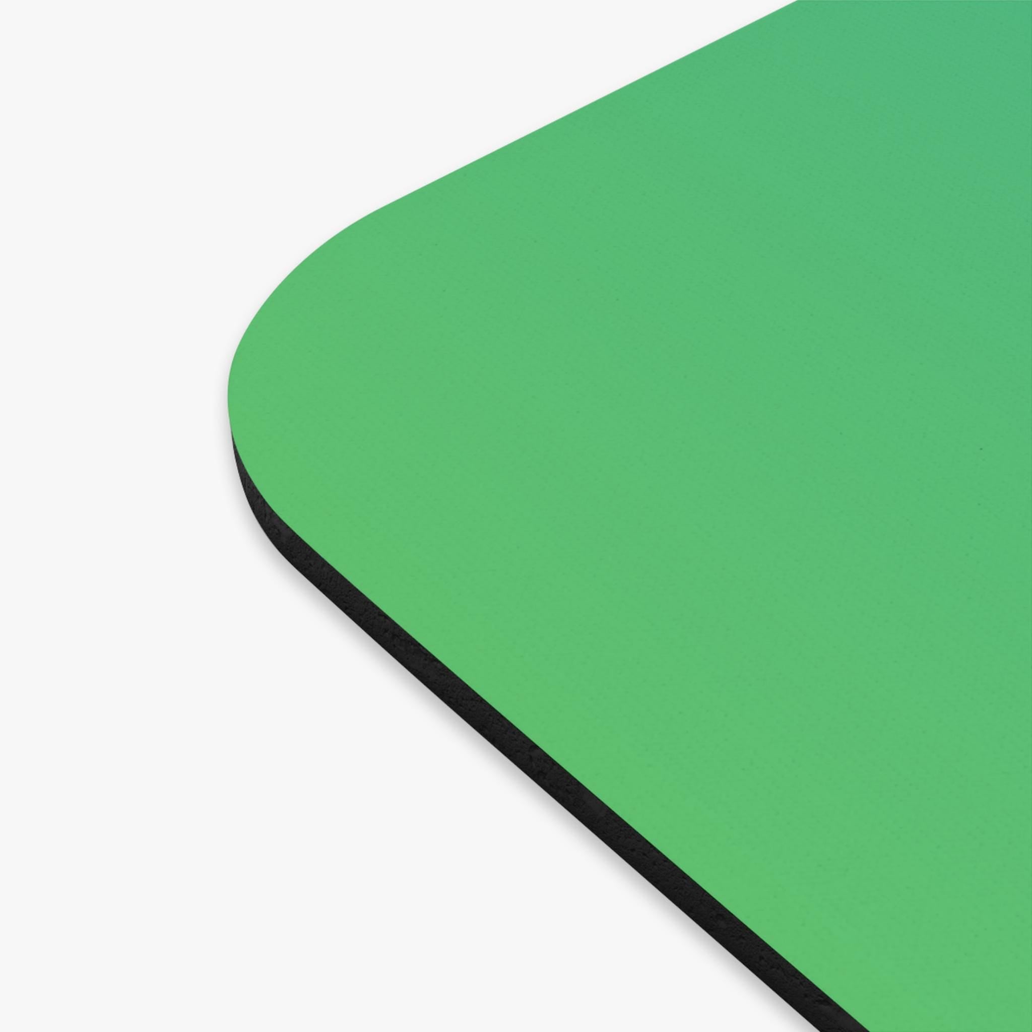 Vibrant Green Mouse Pad Eco-Friendly Desk Accessory, Perfect for Home Office, Gamer's Must-Have, Ideal Gift for Tech Lovers