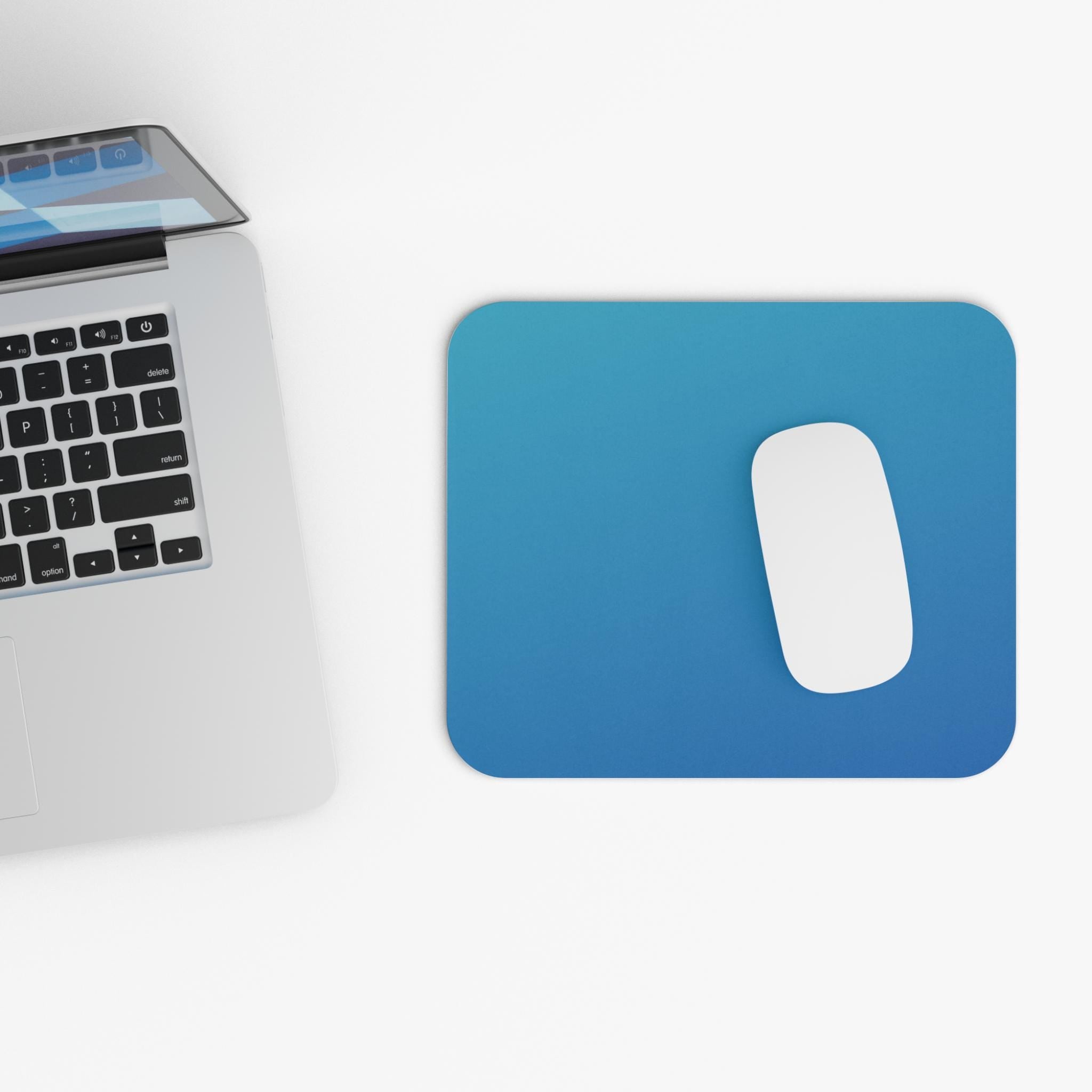 Blue Gradient Mouse Pad Stylish Desk Accessory for Gamers Home Office or College Students Ideal Gift for Tech Lovers