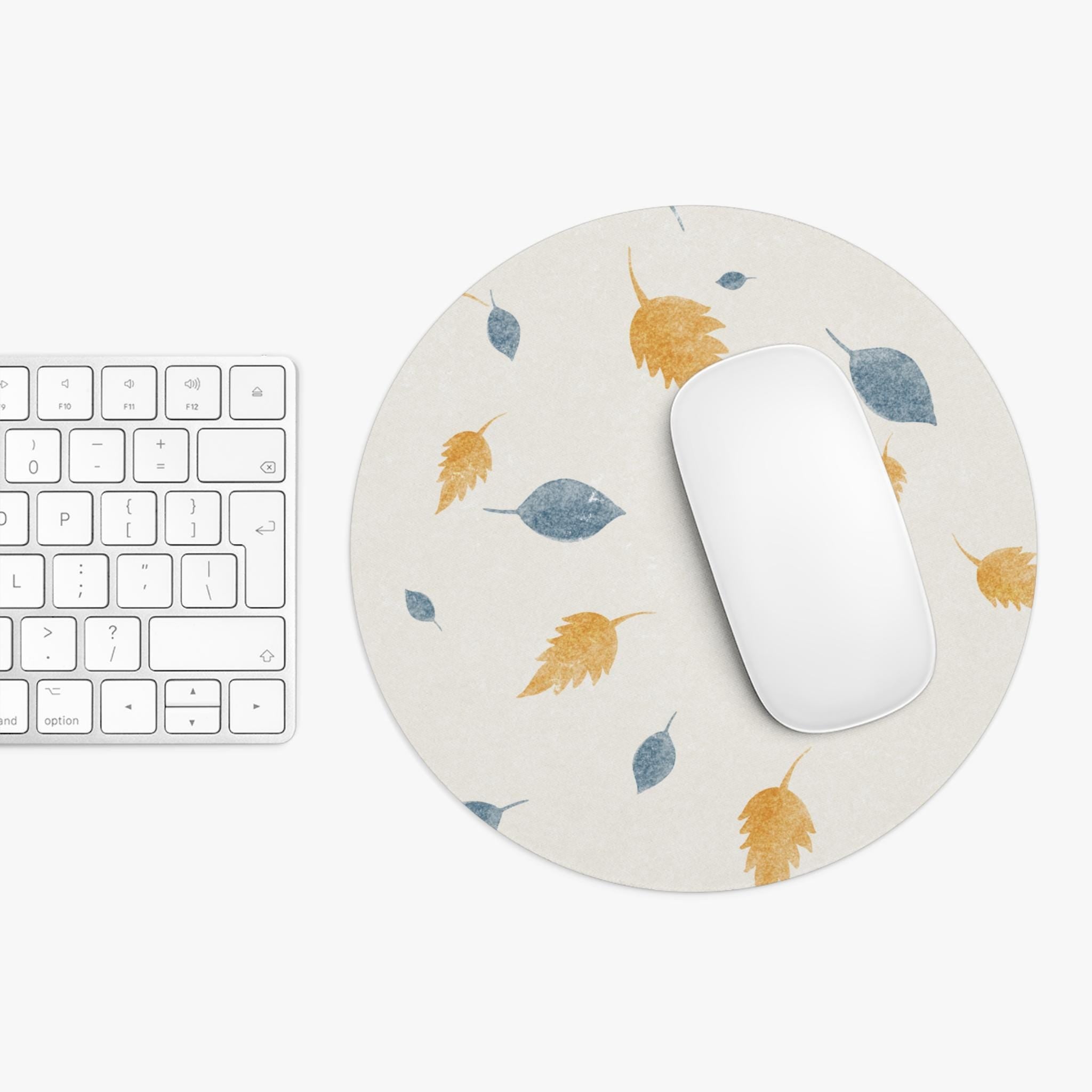 Autumn Leaves Mouse Pad | Nature-Inspired Desk Accessories, Fall Home Decor, Office Gift, Seasonal Desk Organizer