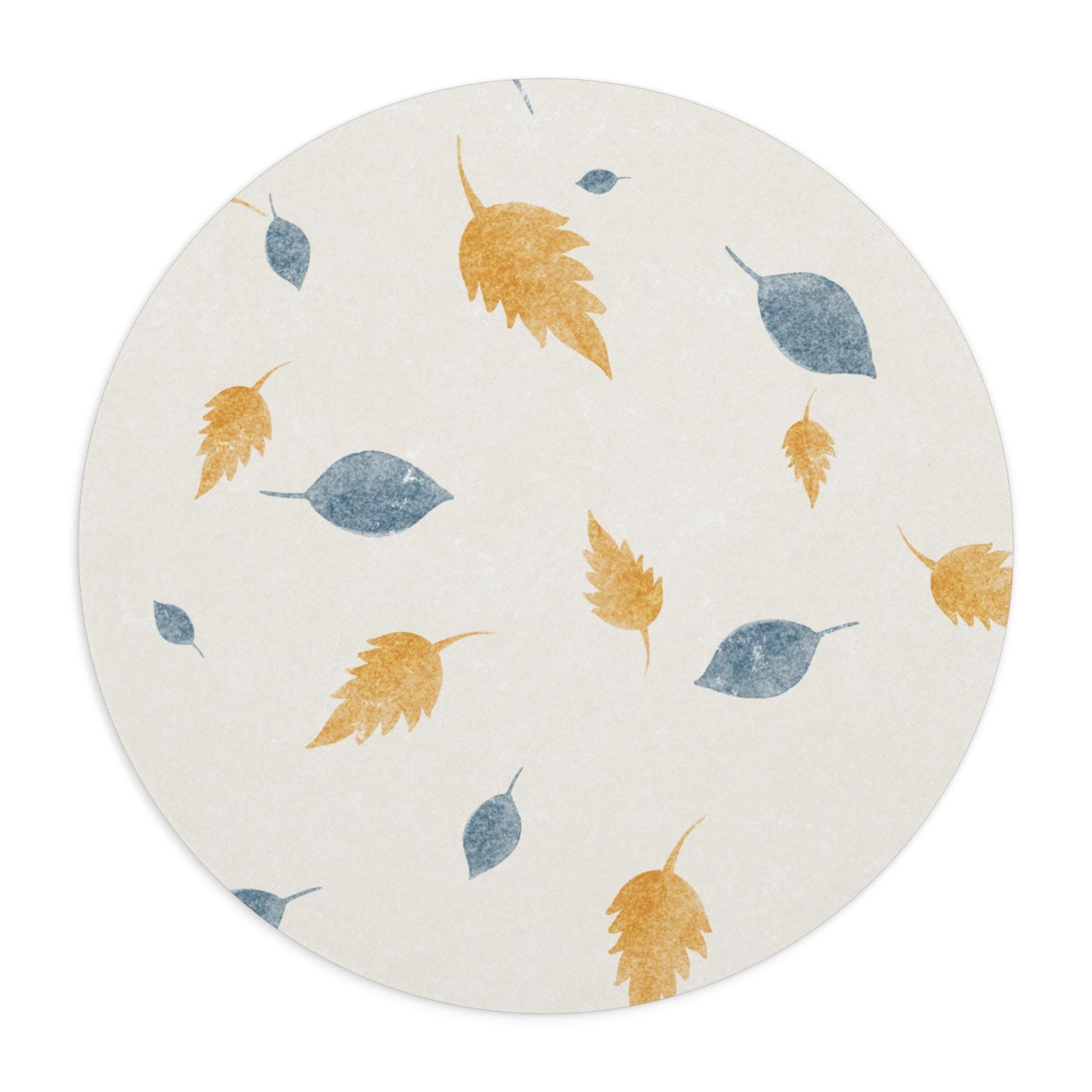 Autumn Leaves Mouse Pad | Nature-Inspired Desk Accessories, Fall Home Decor, Office Gift, Seasonal Desk Organizer